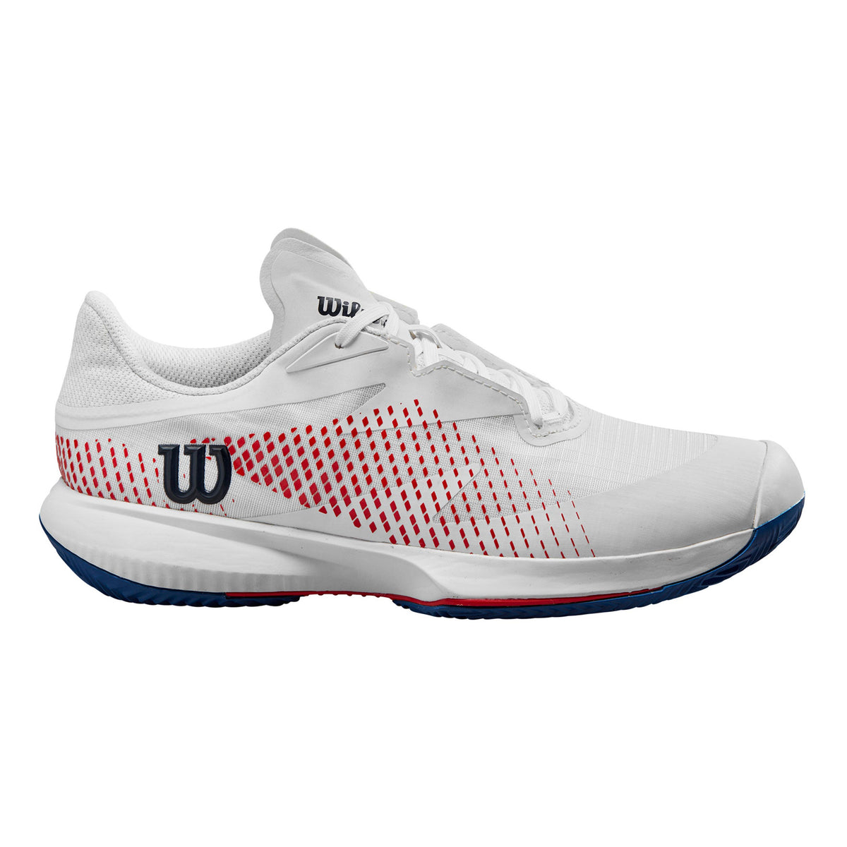 Wilson Kaos Swift 1.5 2024 CLY Sandplatzschuh Damen-Weiß,Rot