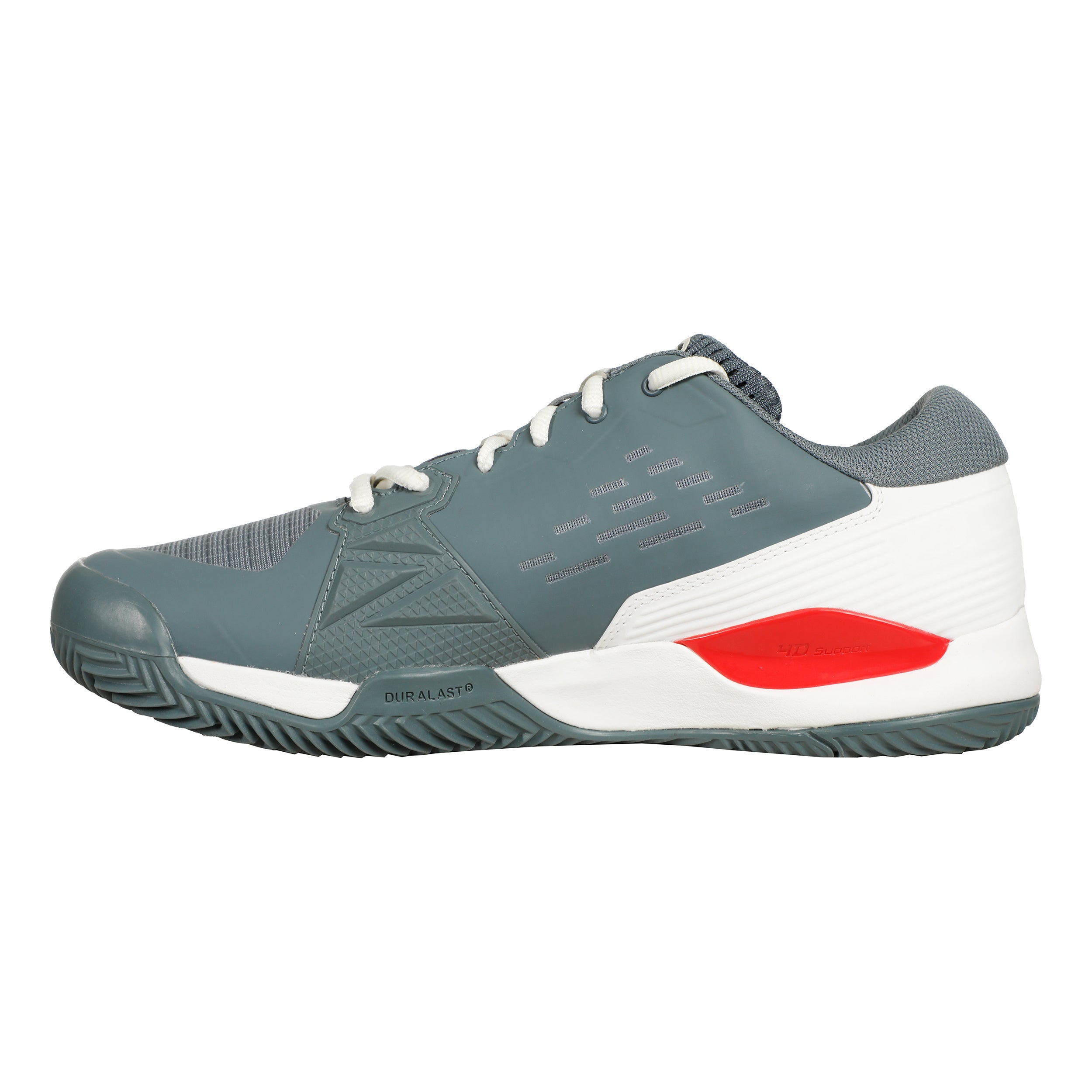 Rush Pro Ace Quiet Please Clay Court Shoe Men-Grey,Orange | Tennis