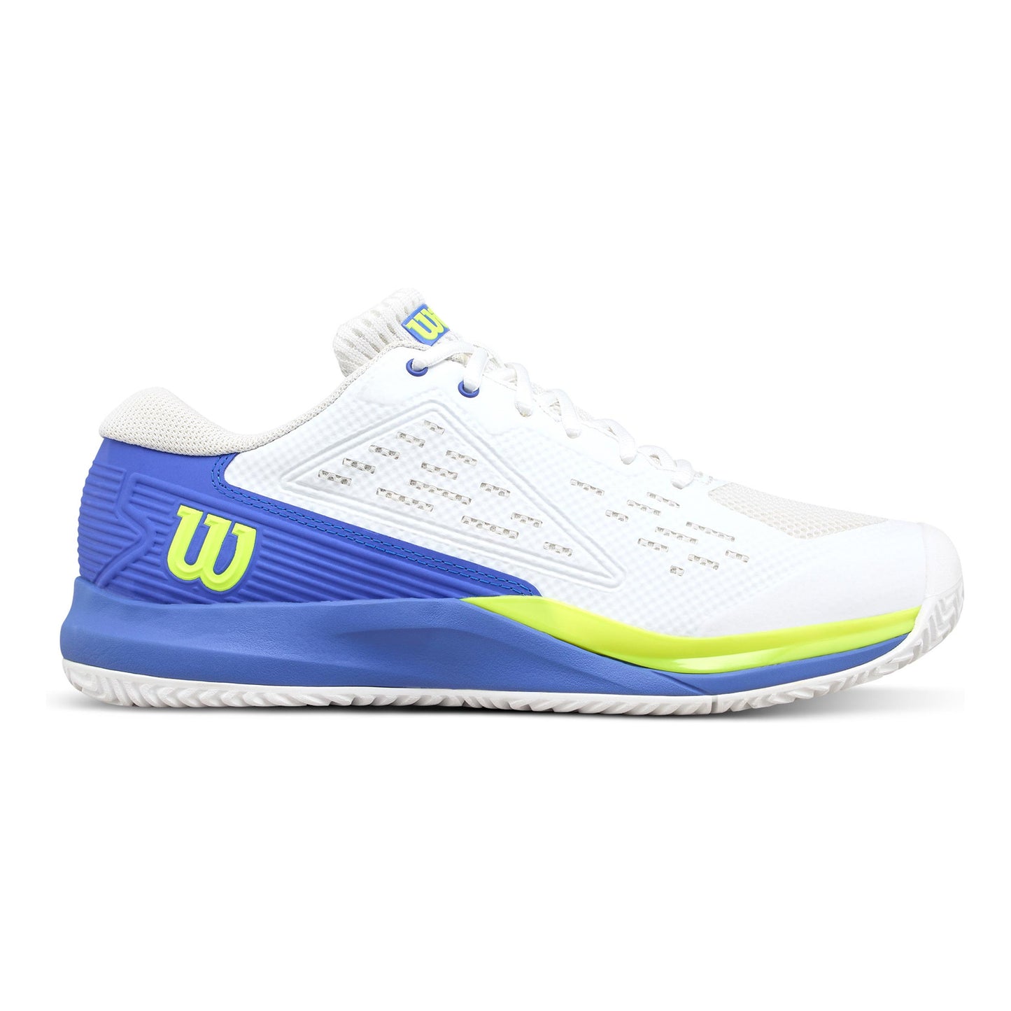 Wilson Rush Pro Ace All Court Shoe Men-White,Blue