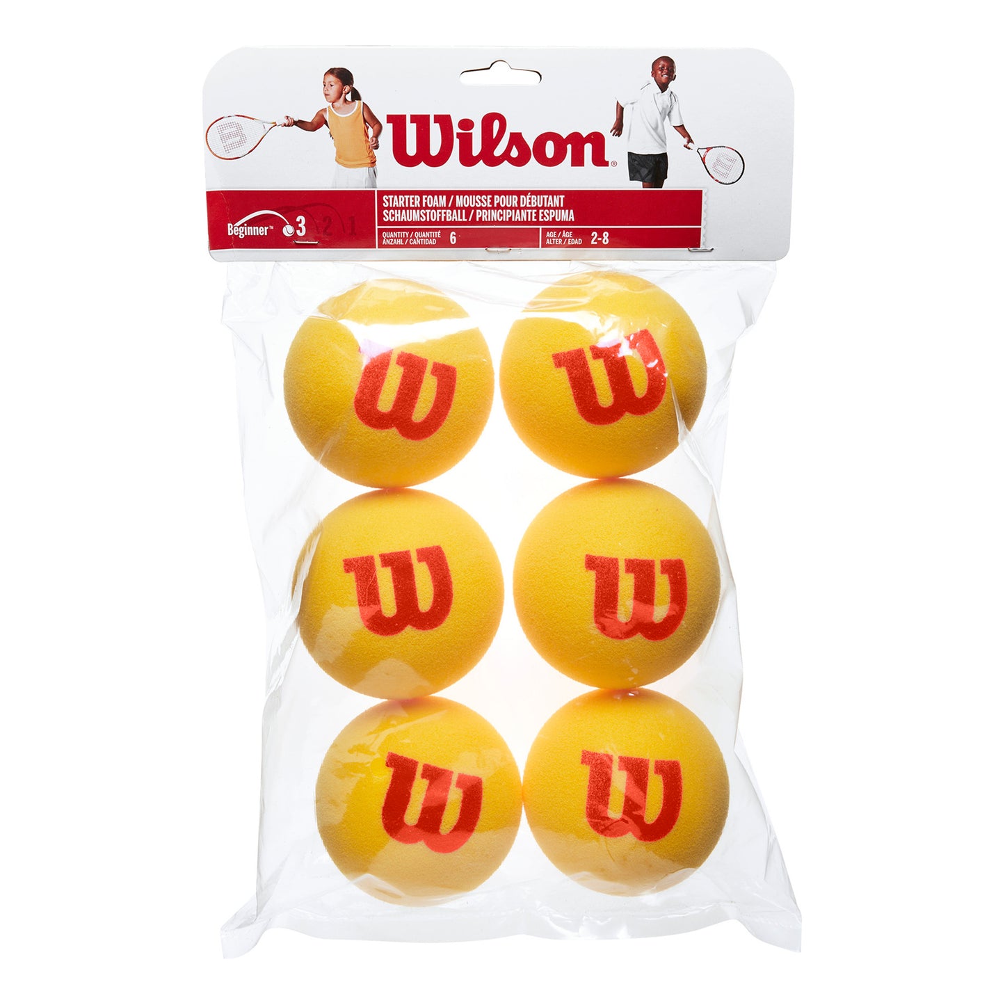 Wilson Starter Foam Balls (Stage 3) 6er Beutel