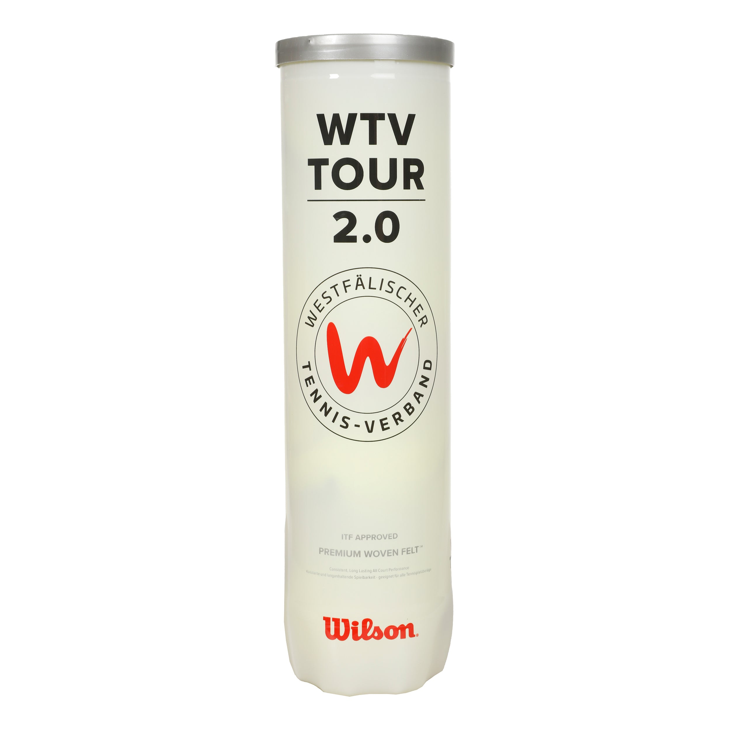Wilson WTV Tour 2.0 4 Ball Tube