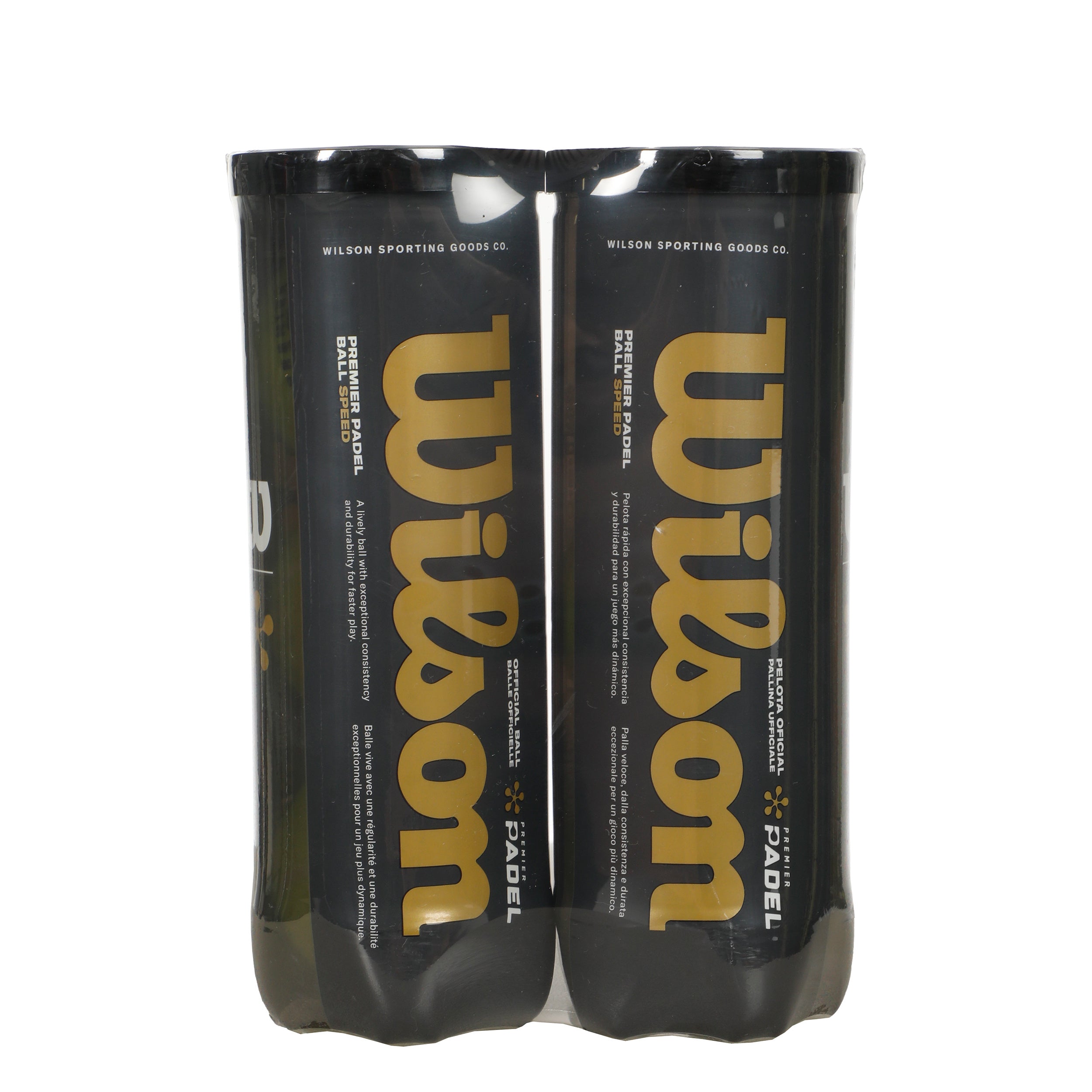 Wilson Premier Padel Speed X3 Bi Pack 2x 3 Ball Tube