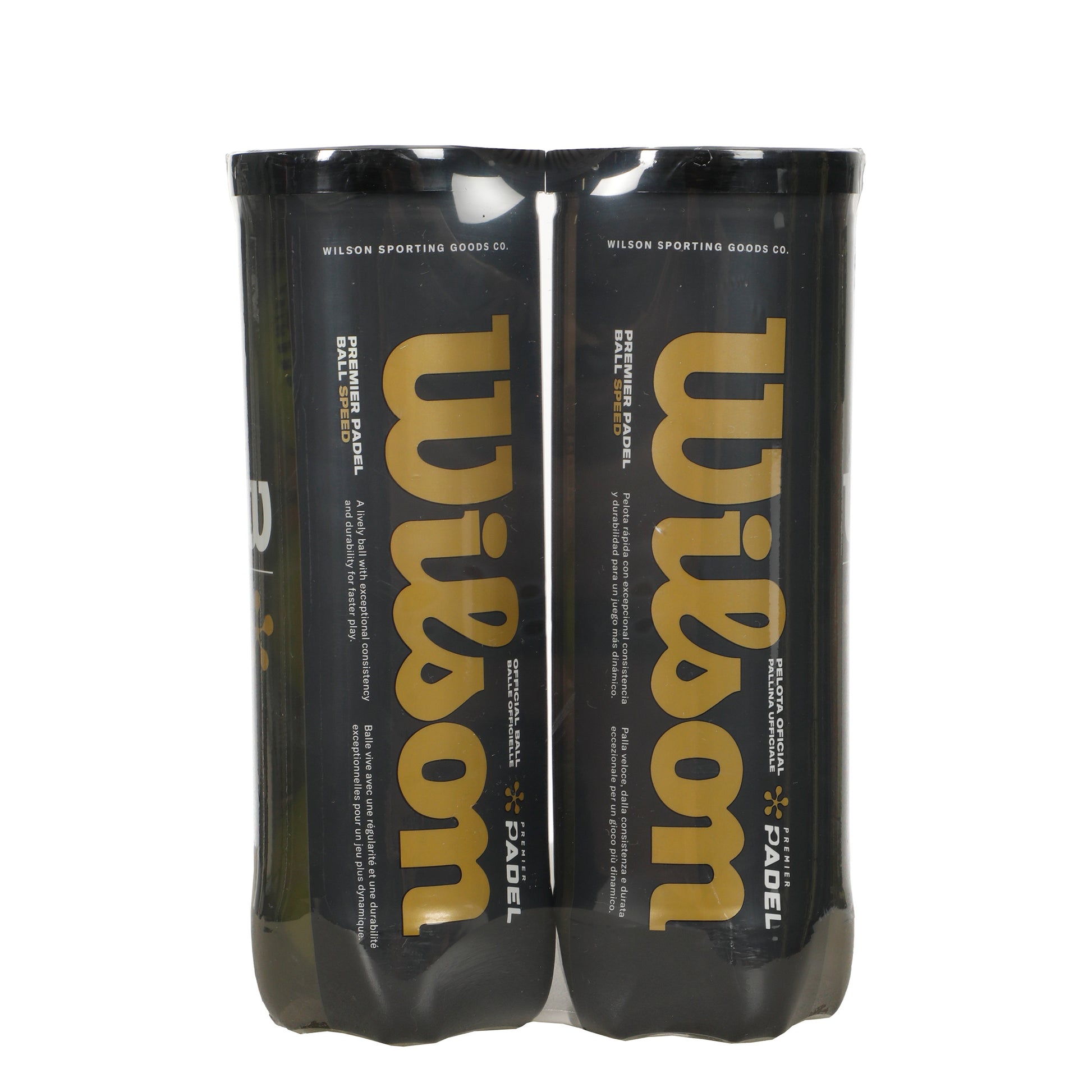 Wilson Premier Padel Speed X3 Bi Pack 2x 3 Ball Tube