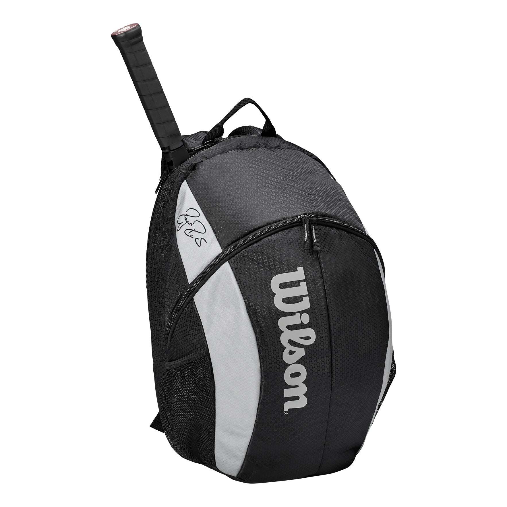 Roger Federer Team Backpack-Black,White | Tennis-Point