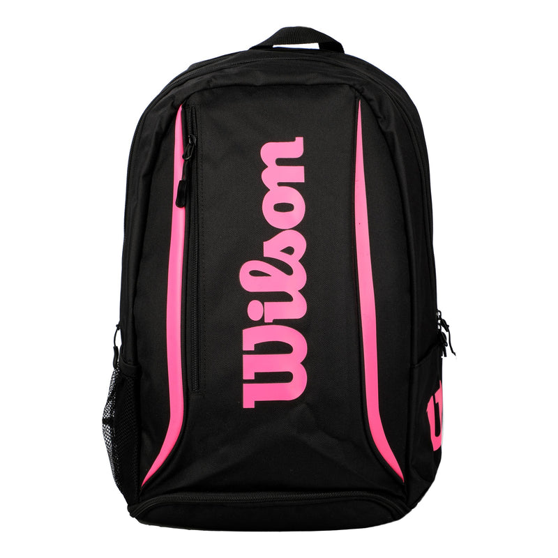 Whak Sak Pink Black Patent Tennis Backpack Original Whak Sak Tennis Drawstring Bag / Multi Purpose Bag  main image 2
