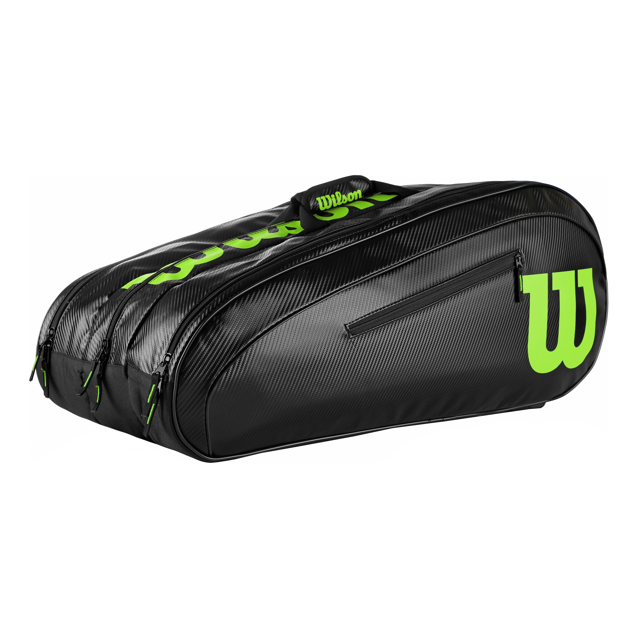 Wilson Elite Racket Bag 15 Pack Special Edition-Black,Lime