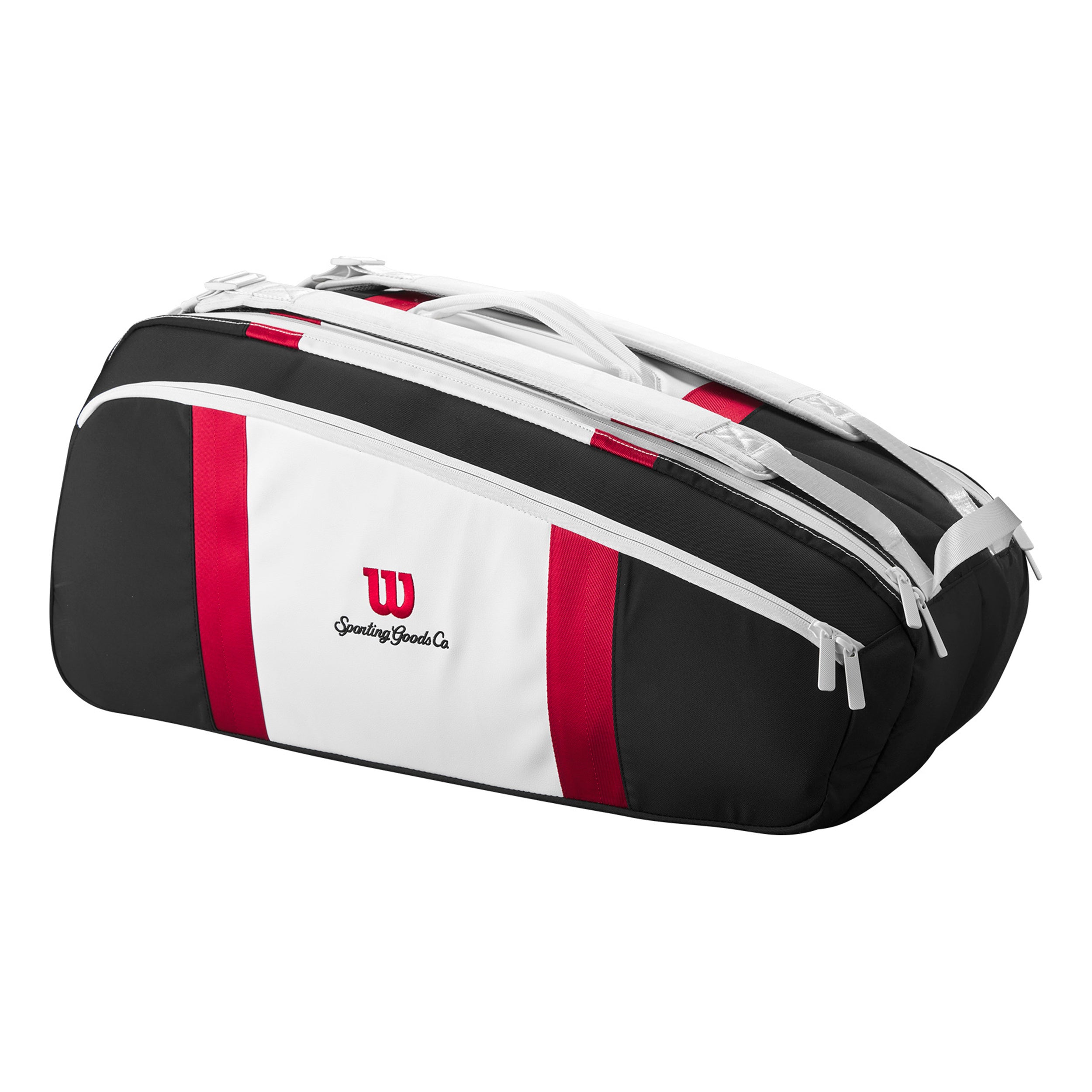Wilson Pro Staff Courage Collection Racket Bag 9 Pack-Black,White