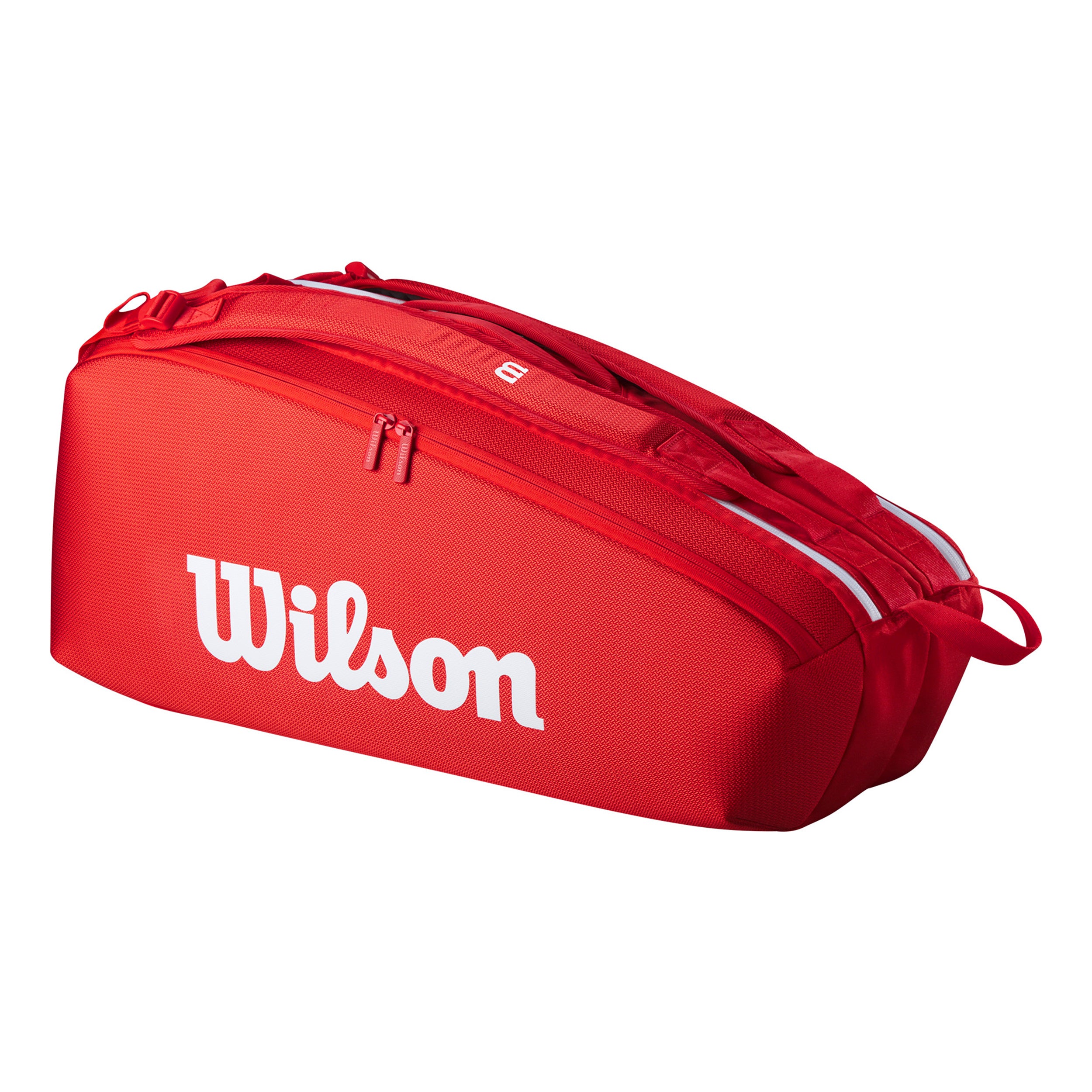 Wilson Super Tour Racket bag 6 Pack - red