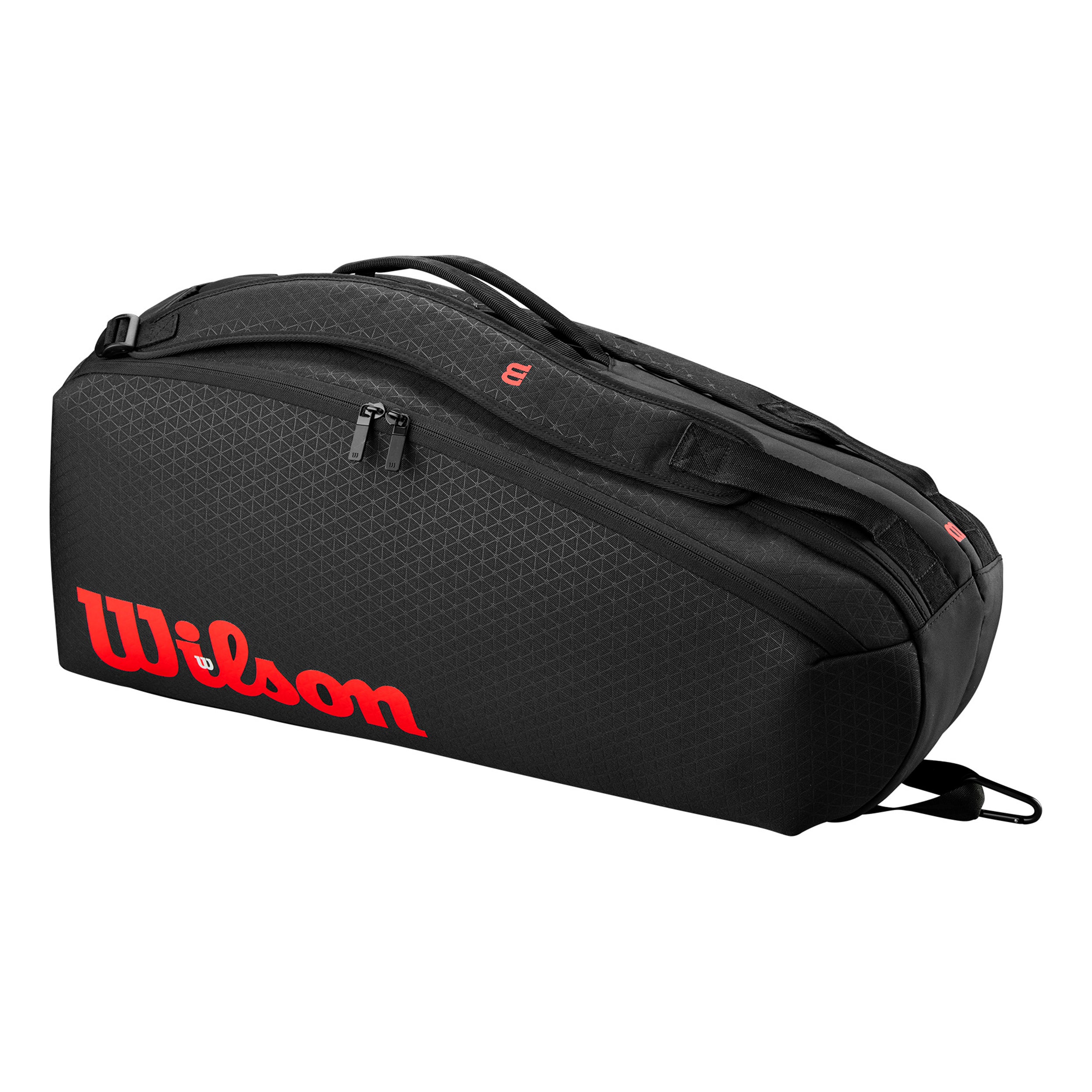 Wilson Clash V3 Super Tour Racket Bag 6 Pack-Black