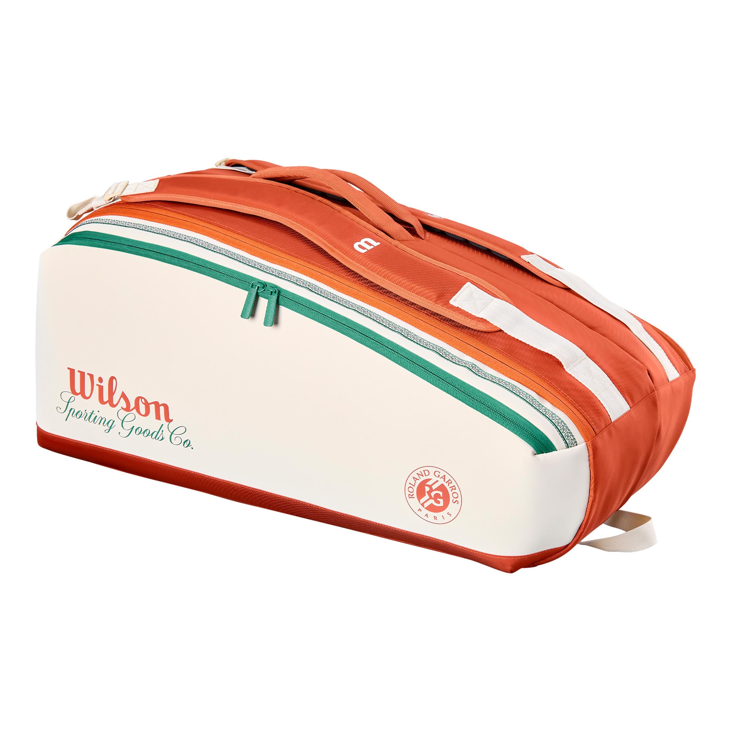 Wilson Tour Team Roland Garros Racket bag 9 Pack - cream