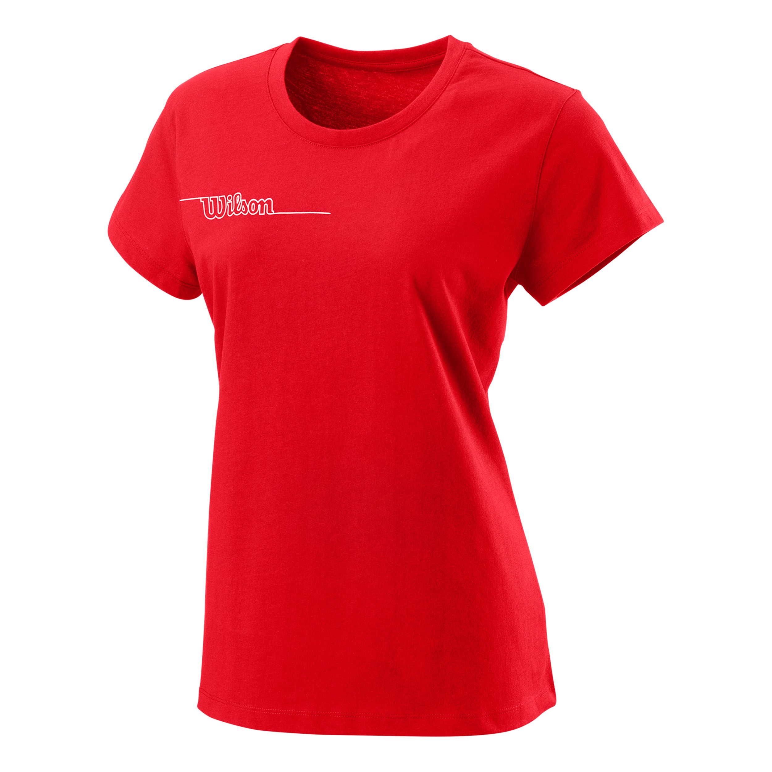 Wilson Team II Tech T-Shirt Damen-Rot