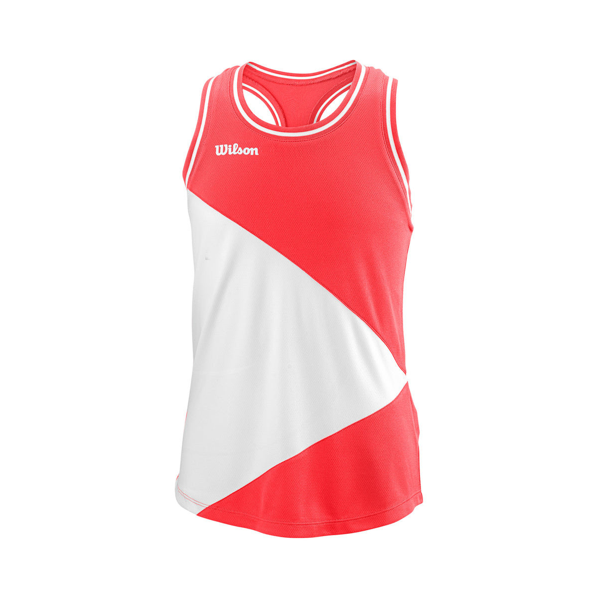 Wilson Team II Tank-Top Mädchen - koralle, weiß