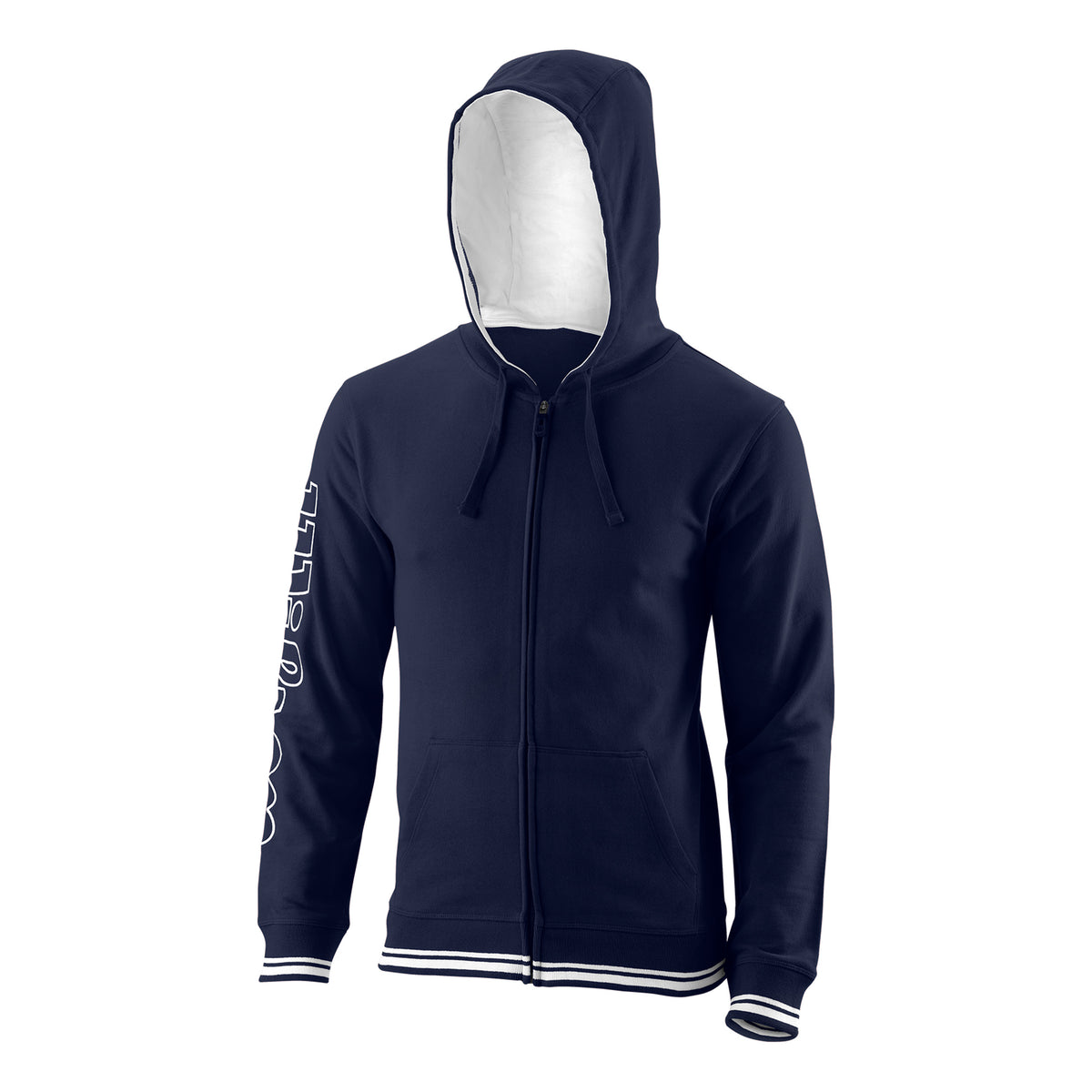 Wilson Team II Zip Hoodie Men - dark blue, white