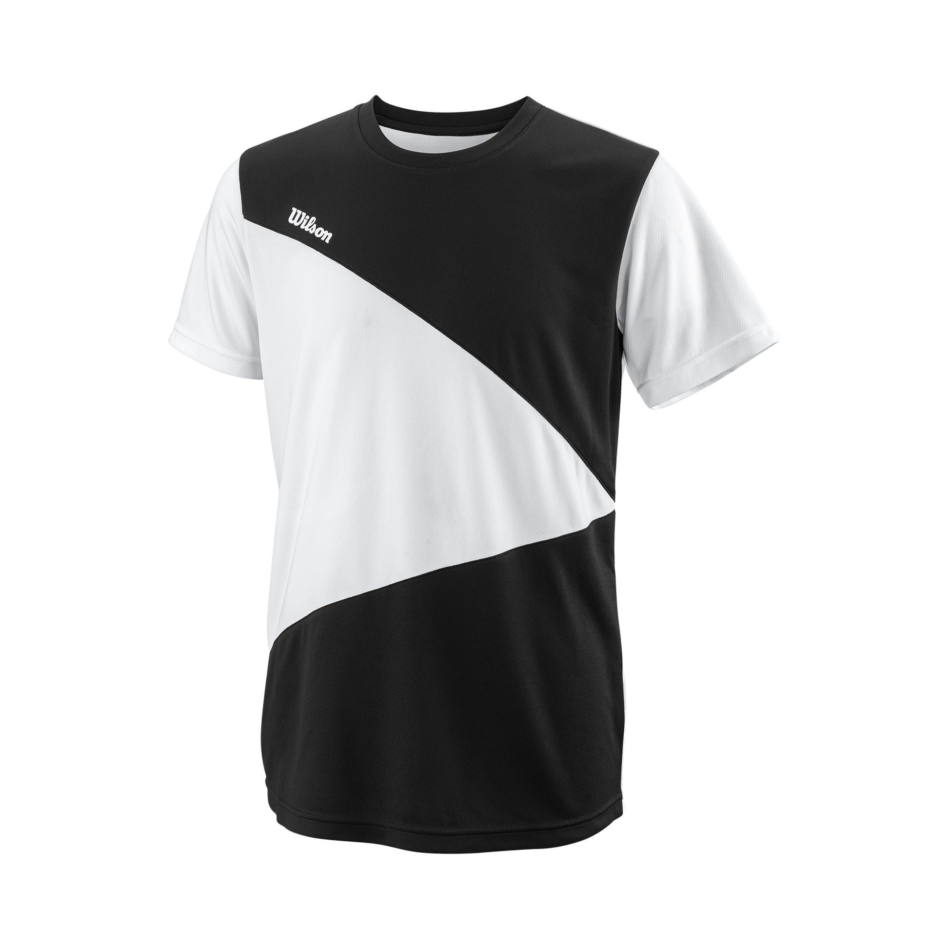 Wilson Team T-Shirt Jungen-Schwarz,Weiß