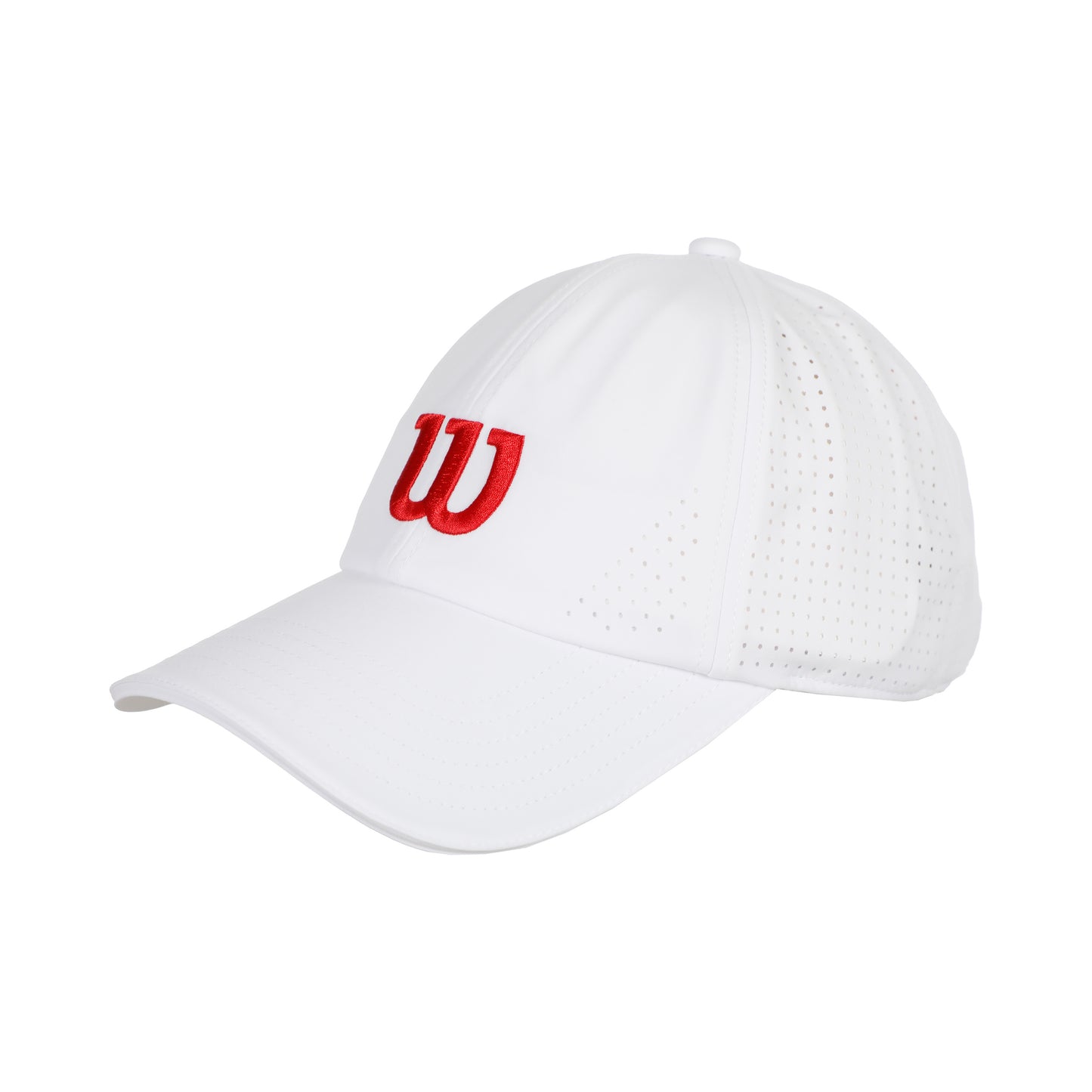 Wilson Active Perforated Cap-White,Red