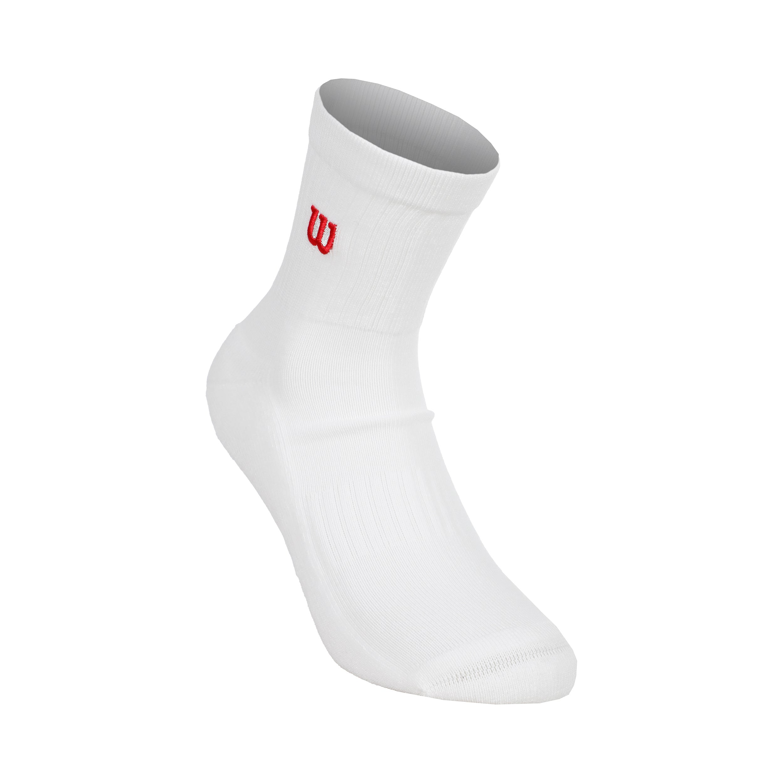 Wilson Quarter Top Tennis Socks-White