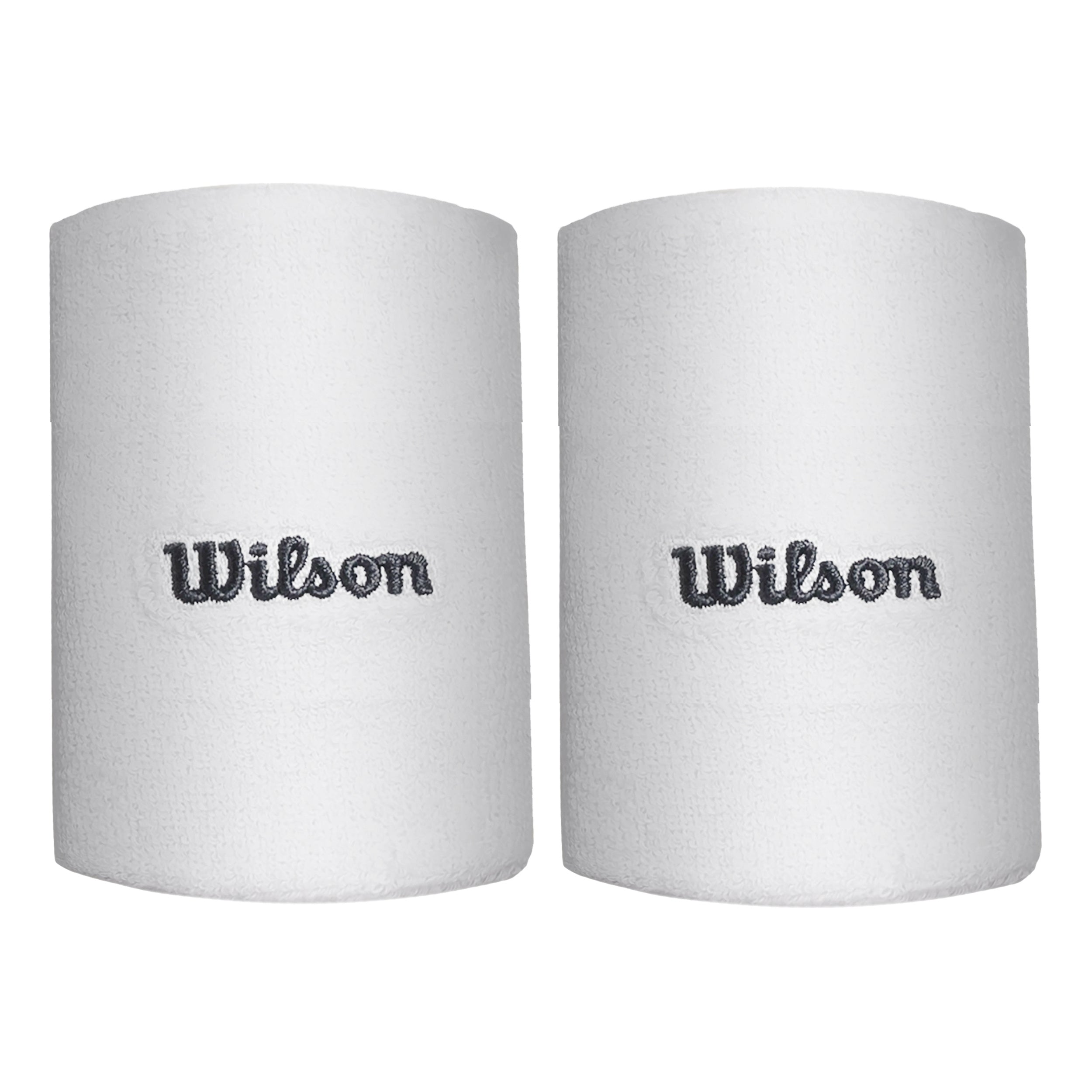Wilson Wide Terry Schweißband lang - weiß
