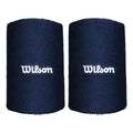 Wide Terry Wristband long - dark blue