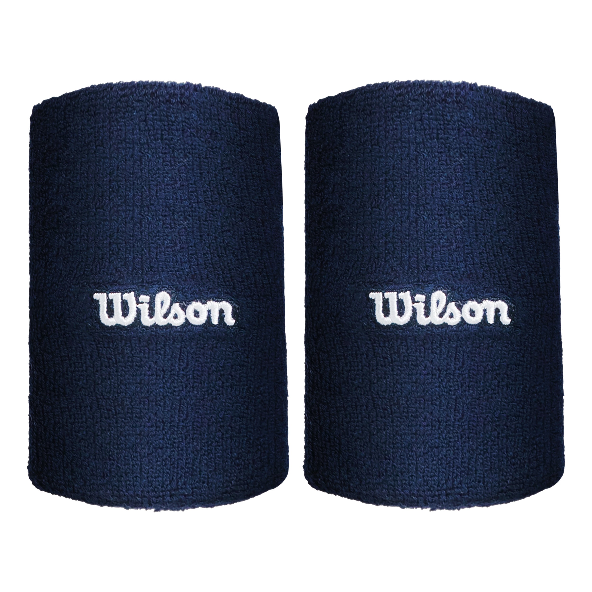 Wilson Wide Terry Schweißband lang - dunkelblau