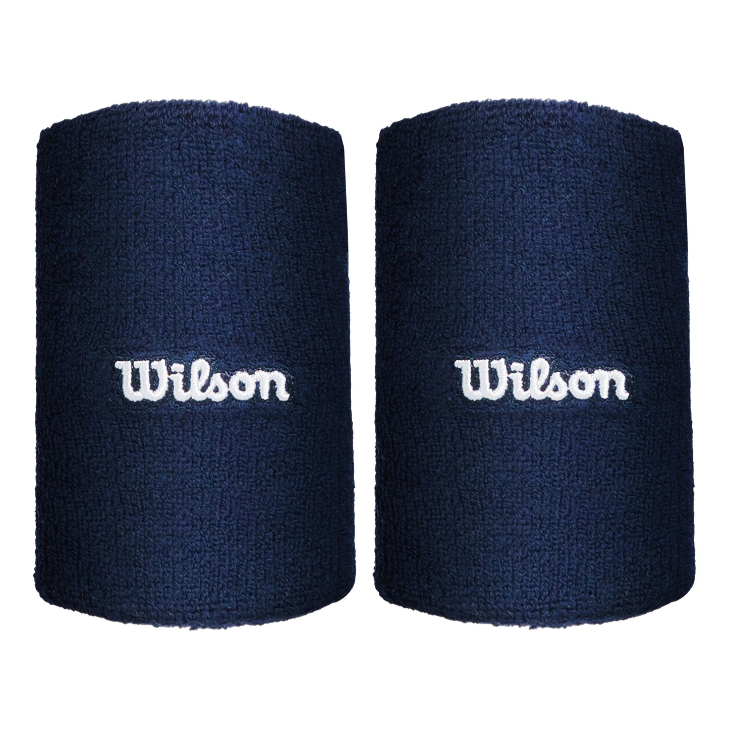Wilson Wide Terry Wristband long - dark blue