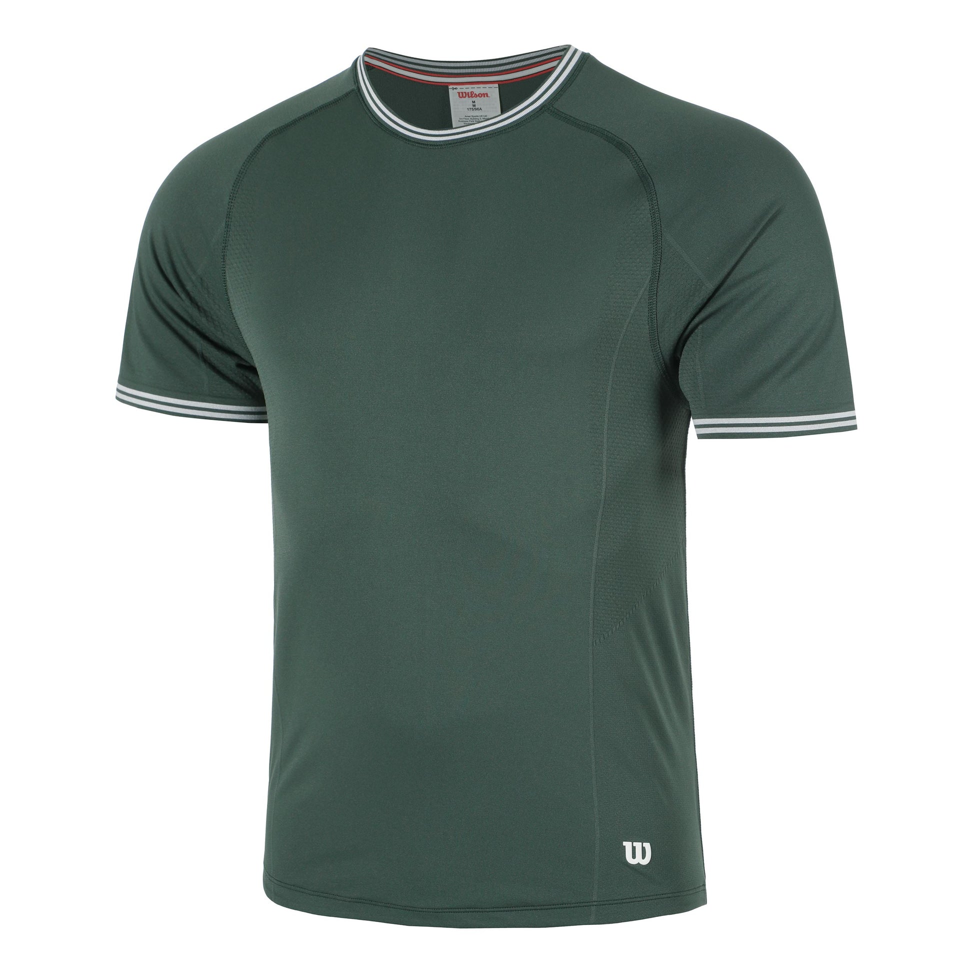 Wilson Court Performance Crew T-Shirt Men-Dark Green