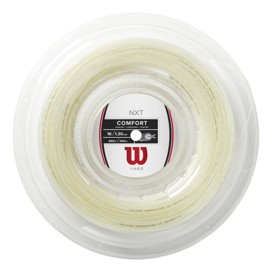 Wilson NXT Comfort String Reel 200m-Ecru