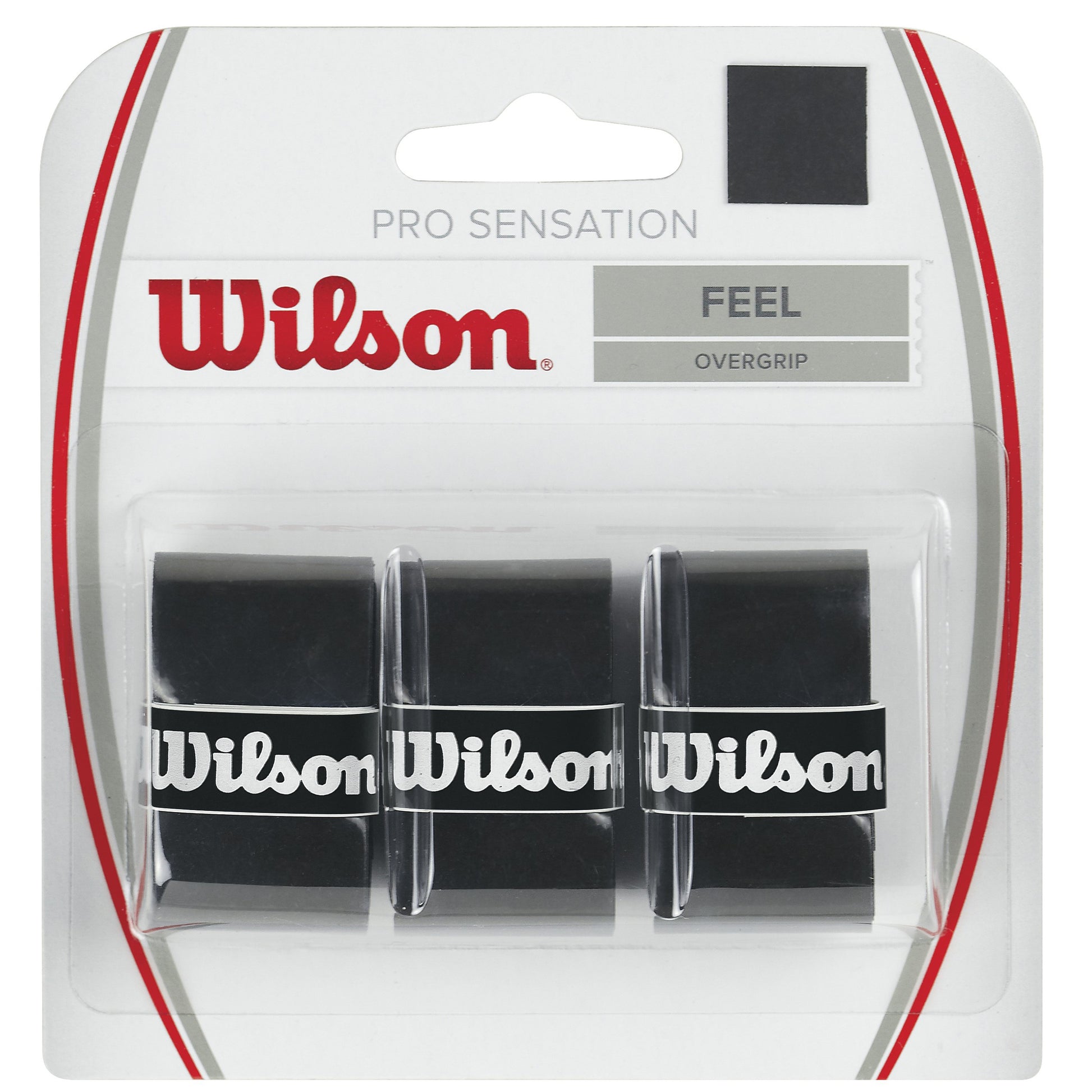 Wilson Pro Overgrip Sensation 3 Pack - black