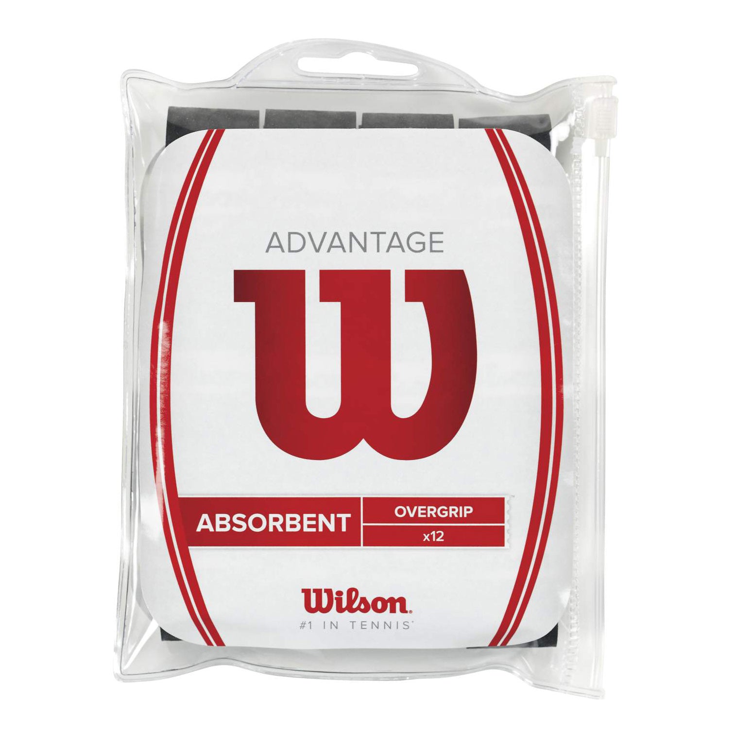Wilson Advantage Overgrip 12er Pack - schwarz