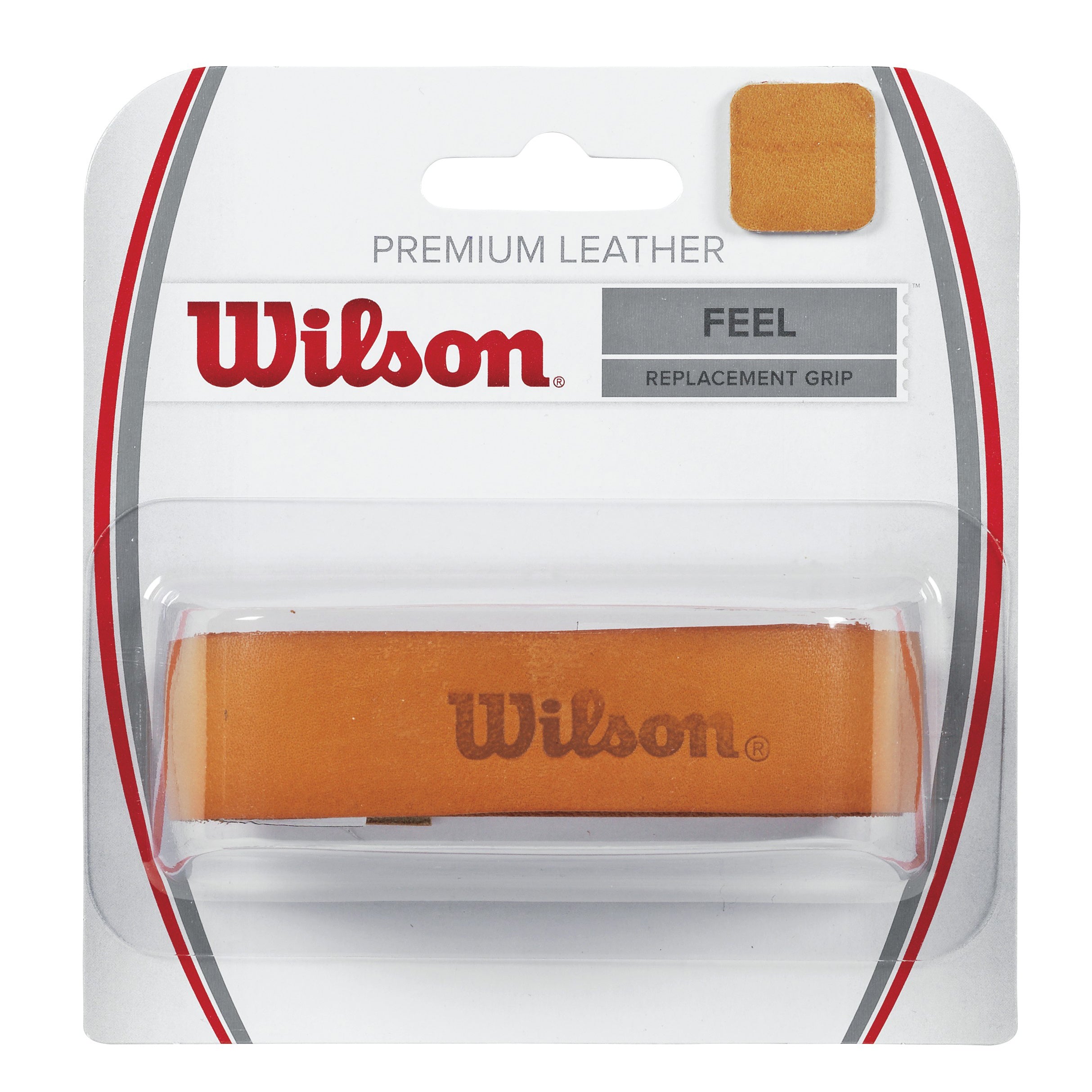Wilson Premium Leather Replacement Grip 1er Pack-Braun