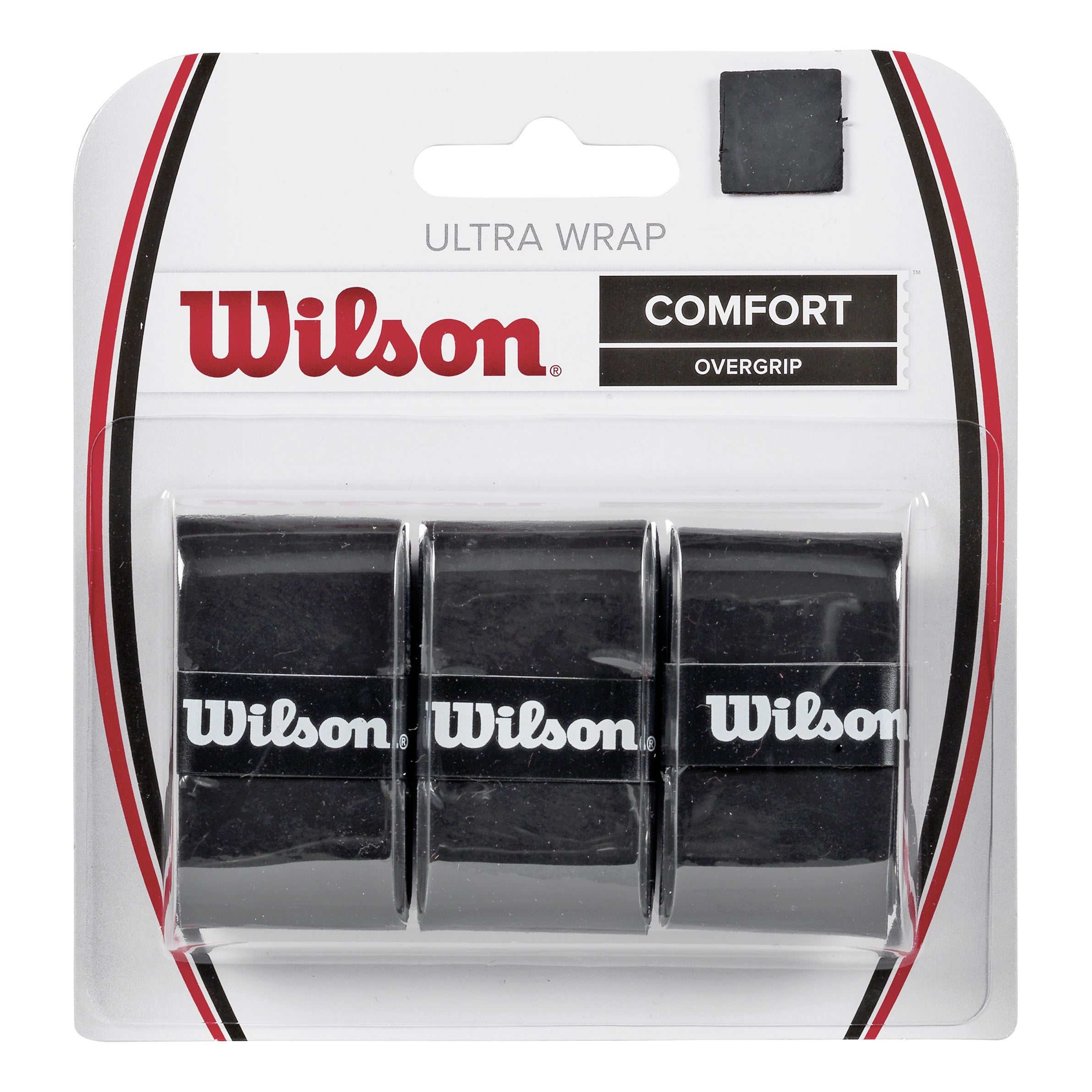 Wilson Ultra Wrap 3 Pack-Black