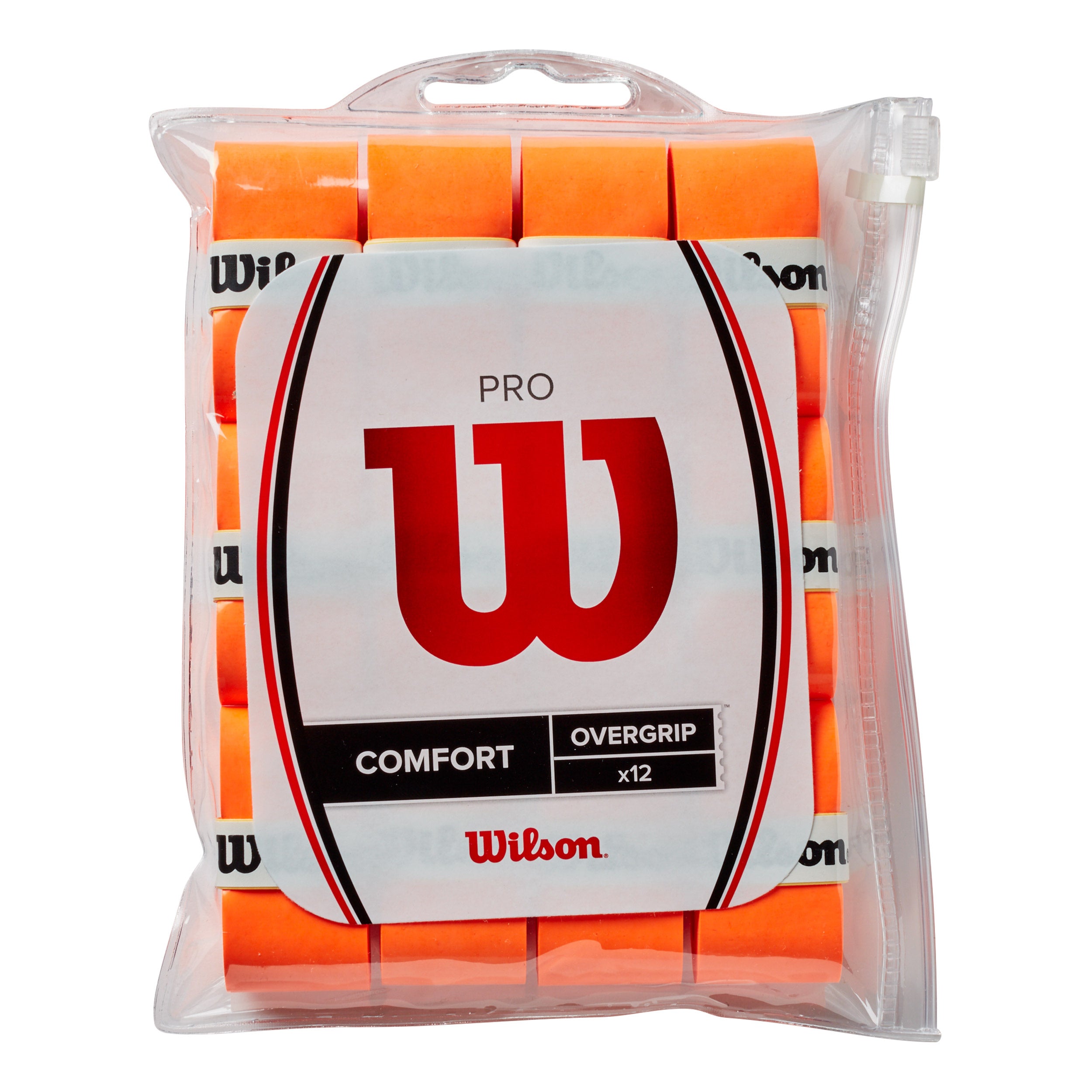 Wilson Burn Pro Overgrip 12 Pack-Orange