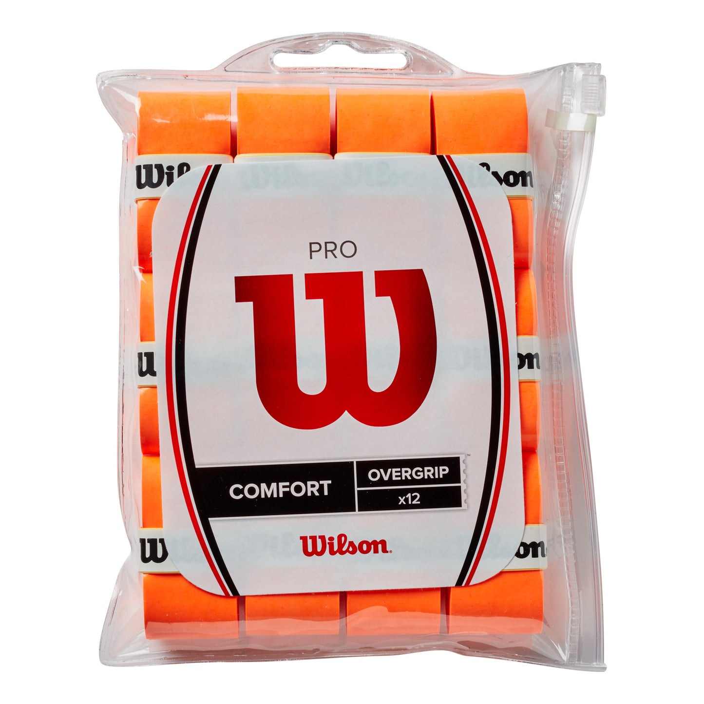 Wilson Burn Pro Overgrip 12 Pack-Orange