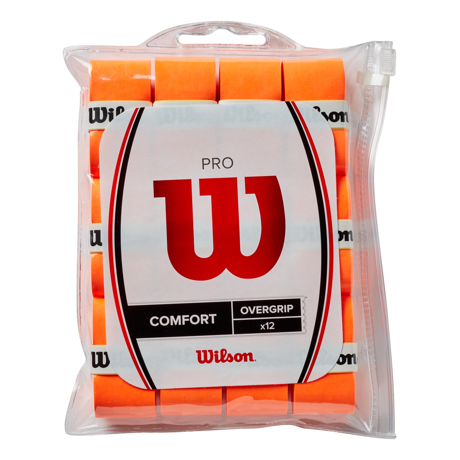 Wilson Burn Pro Overgrip 12 Pack-Orange