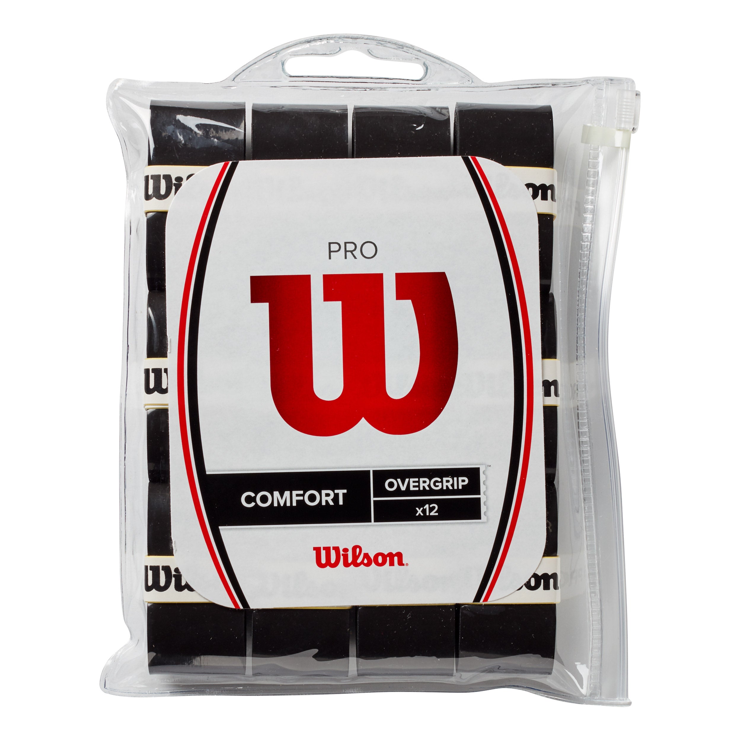 Wilson Pro Overgrip 12 Pack-Black