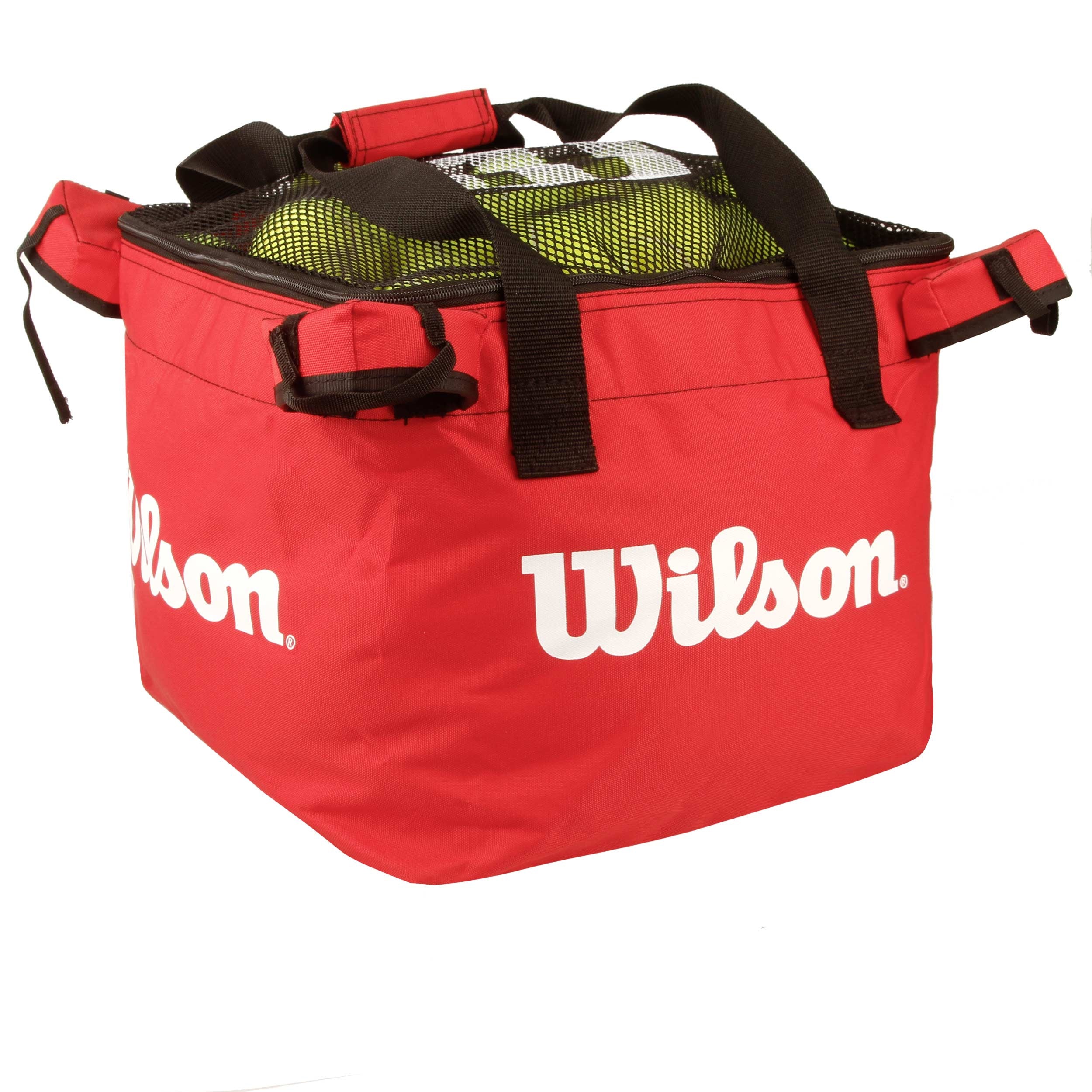 Wilson Tennis Teaching Cart Ball Pocket Replacement-Red