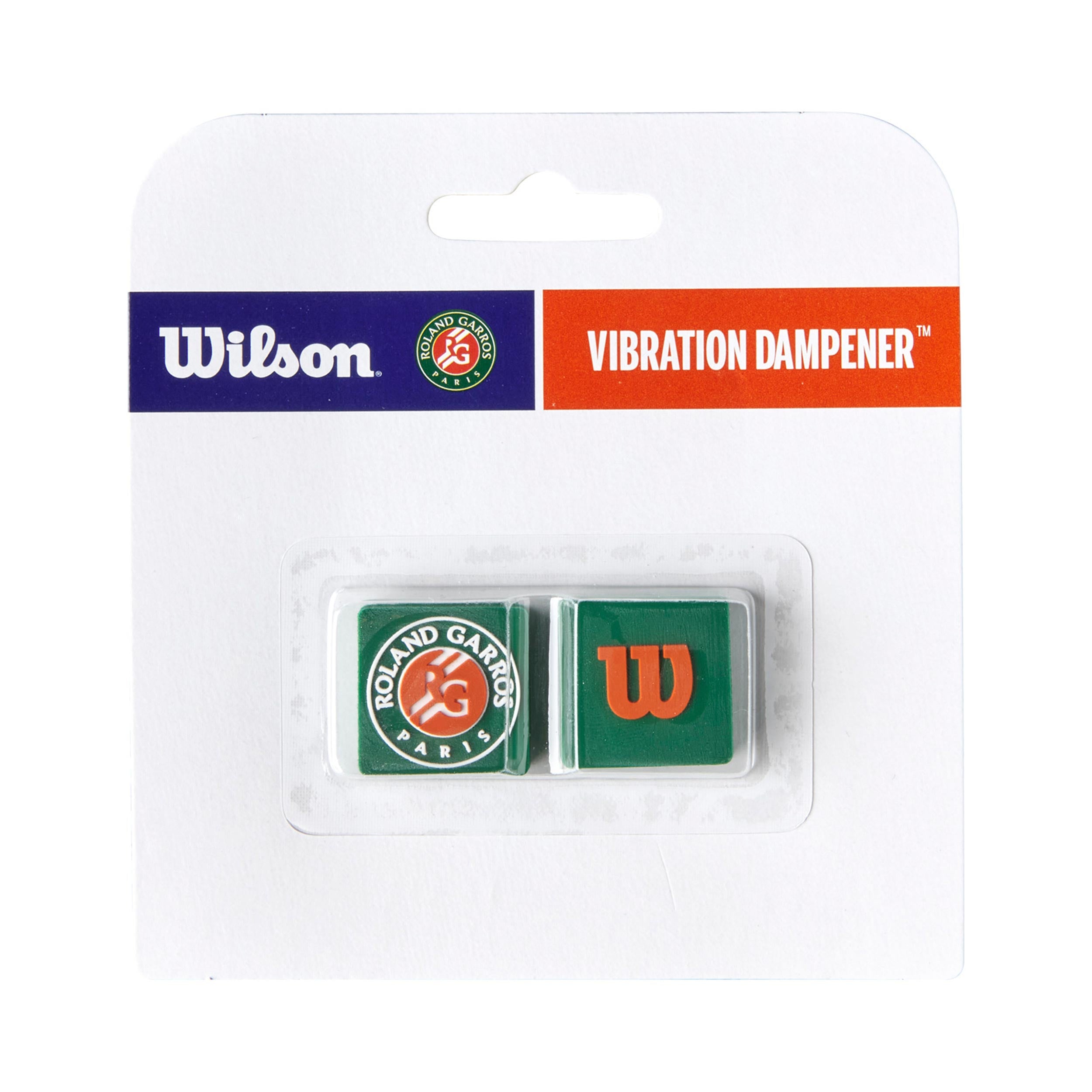 Wilson Roland Garros 2025 Dampener 2 Pack-Green,Red