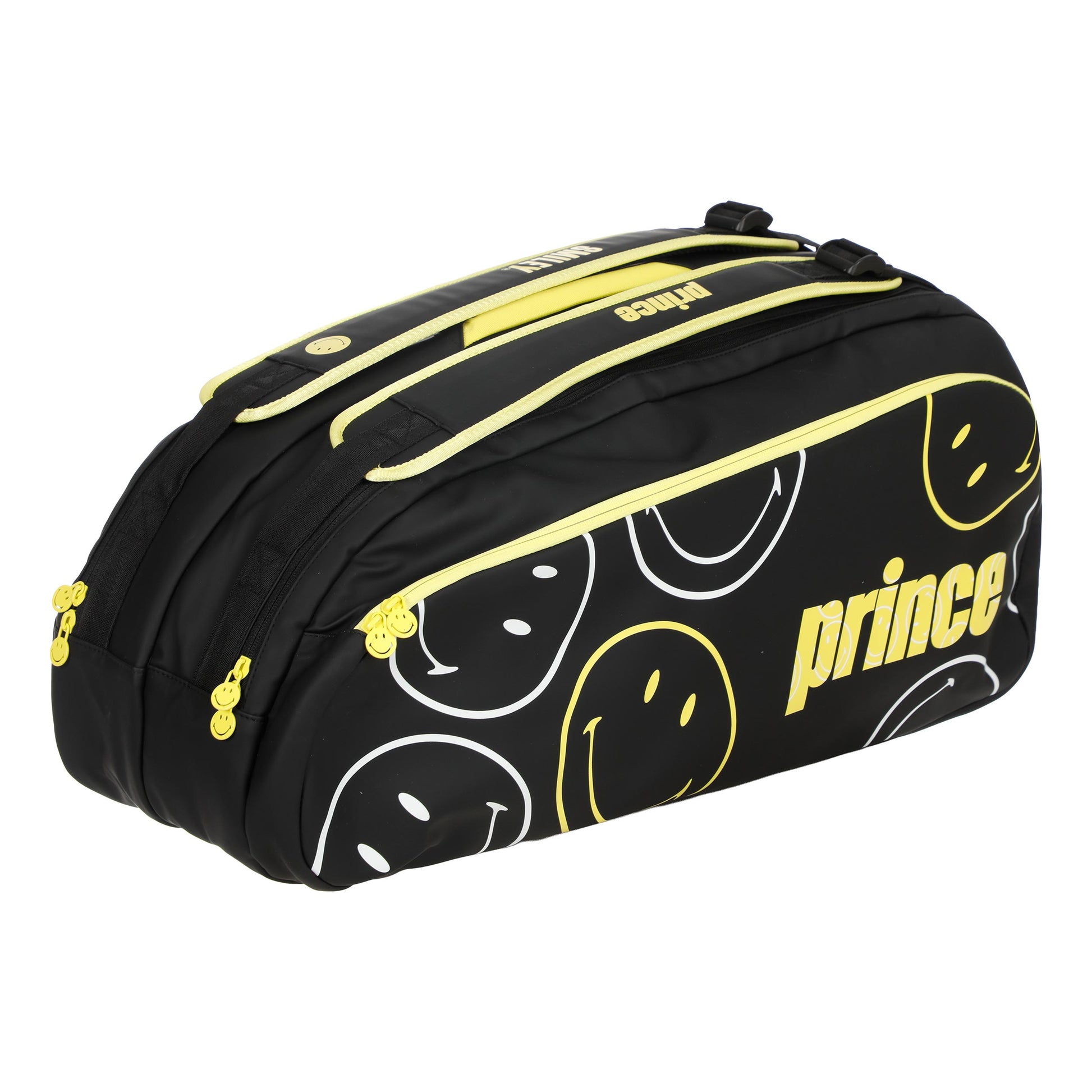 Prince Smiley Racket Bag 6 Pack-Black