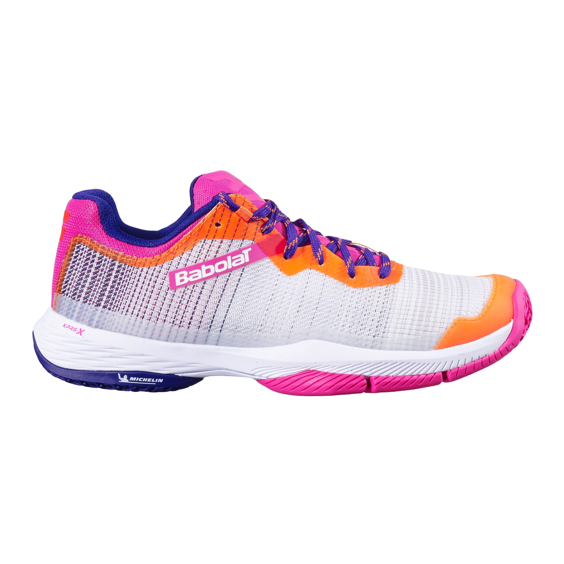 Babolat Jet Ritma Padel Shoe Women-White,Multicoloured