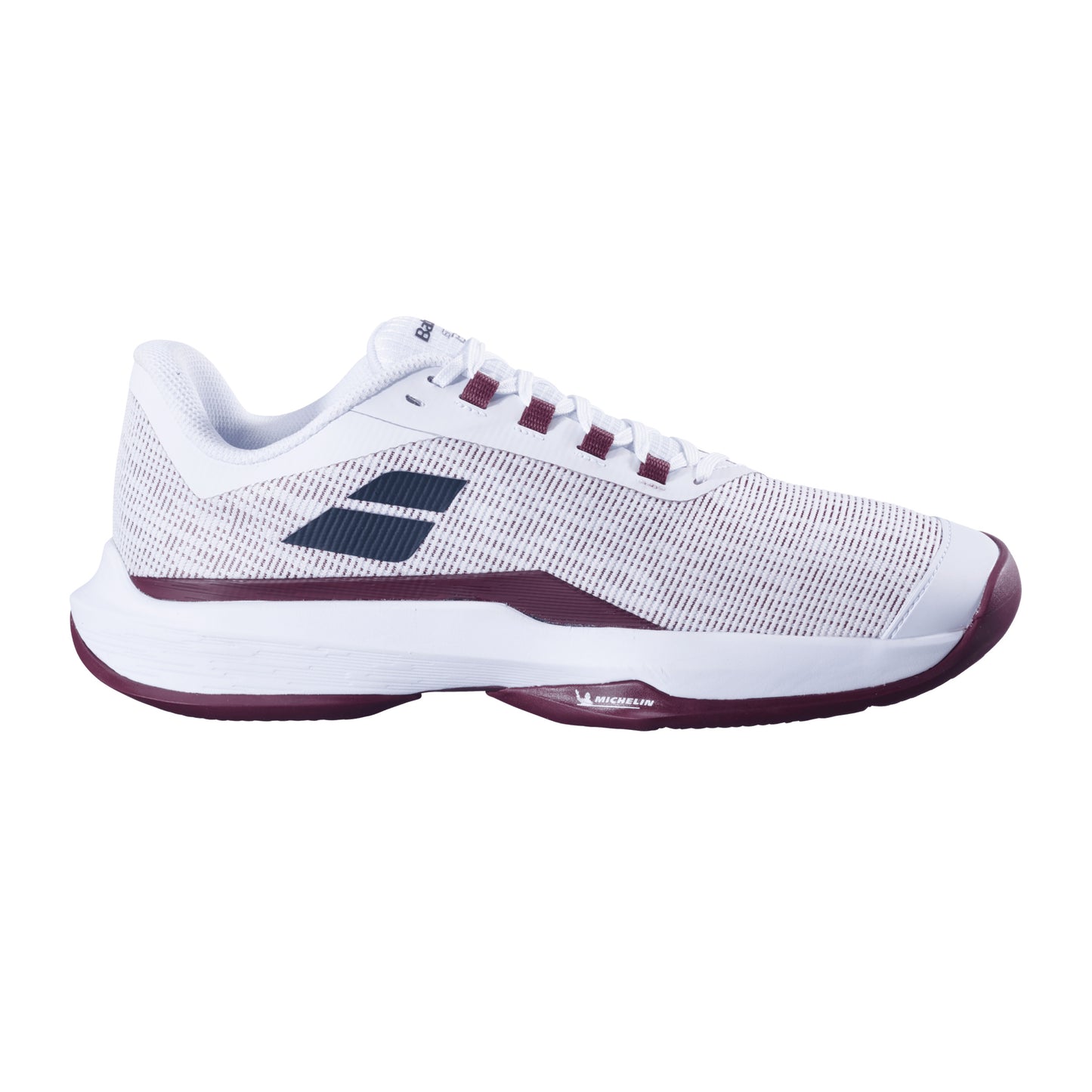 Babolat Jet Tere 2 CLY Sandplatzschuh Herren-Weiß,Dunkelrot