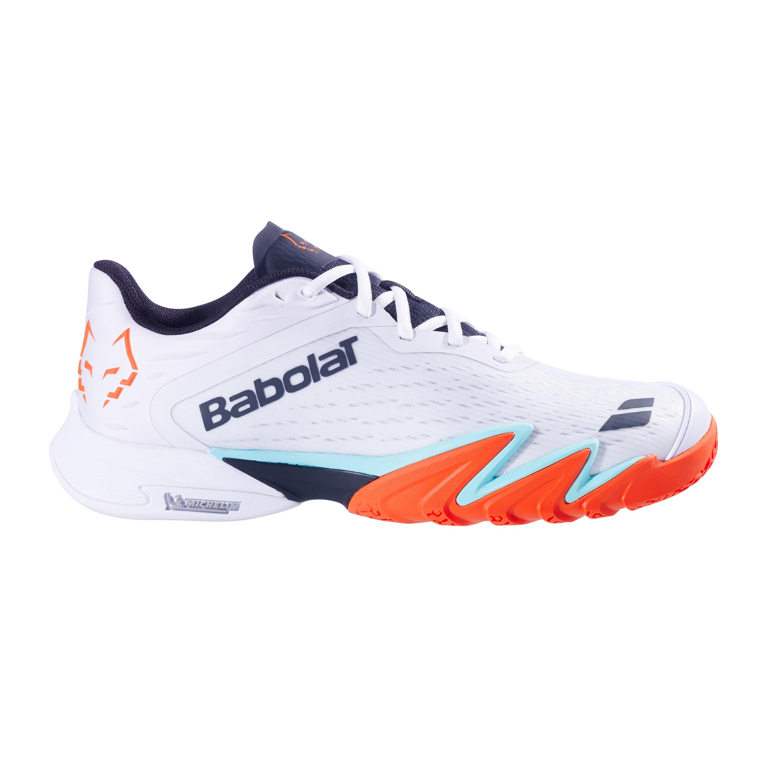 バボラ Babolat パデル JET PREMURA　テニスシューズ Jet Premura 3 Lebron Padel shoe Men - white, orange | Tennis-Point