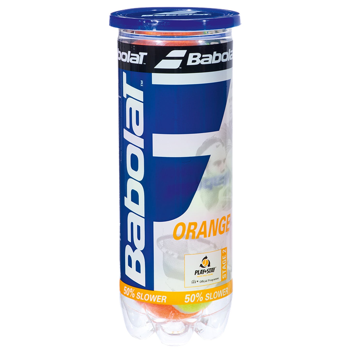Babolat Orange (Stage 2) 3 Ball Tube