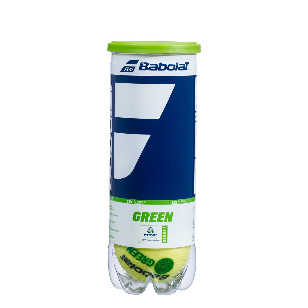 Babolat Green (Stage 1) 3 Ball Tube