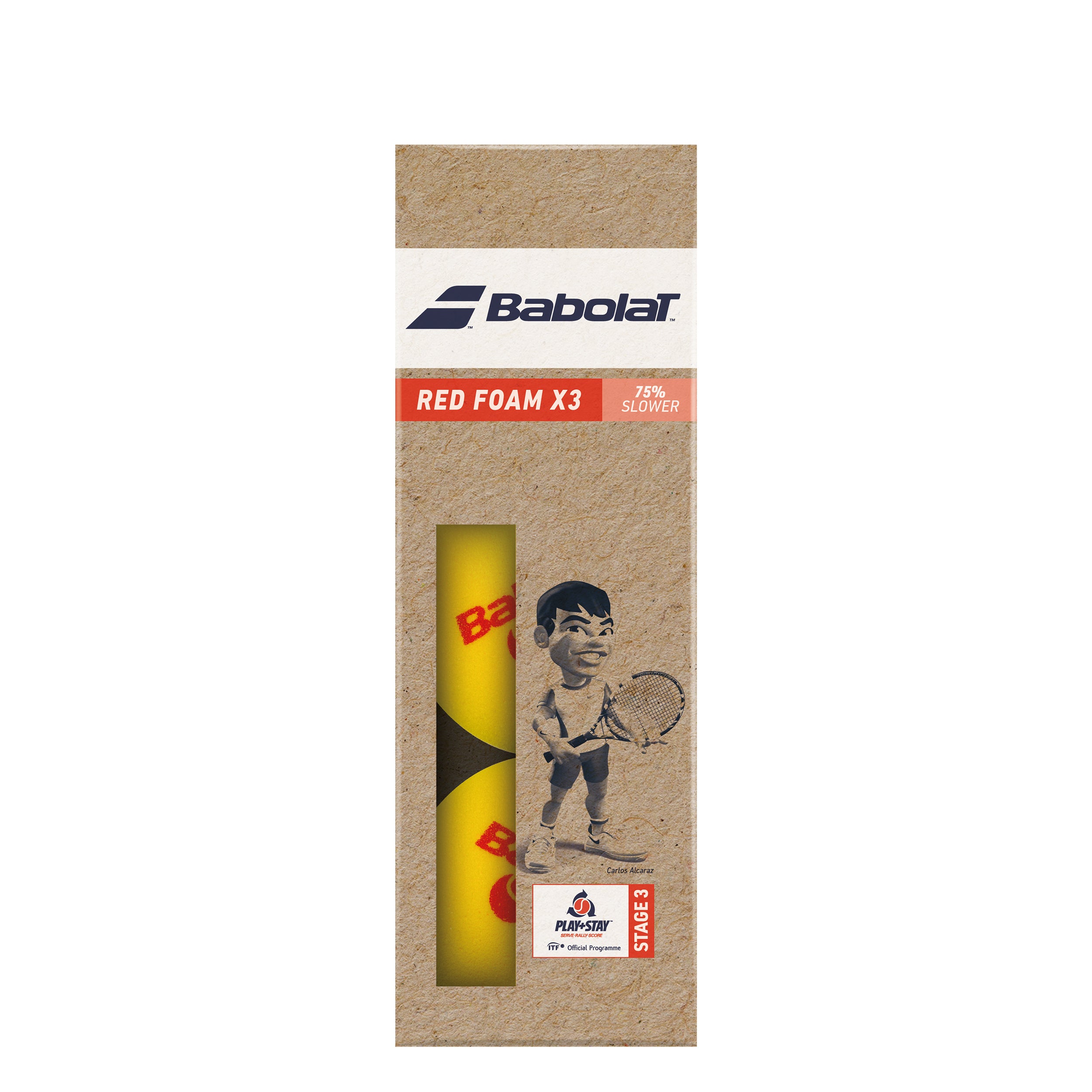 Babolat Red Foam (Stage 3) 3 Pack