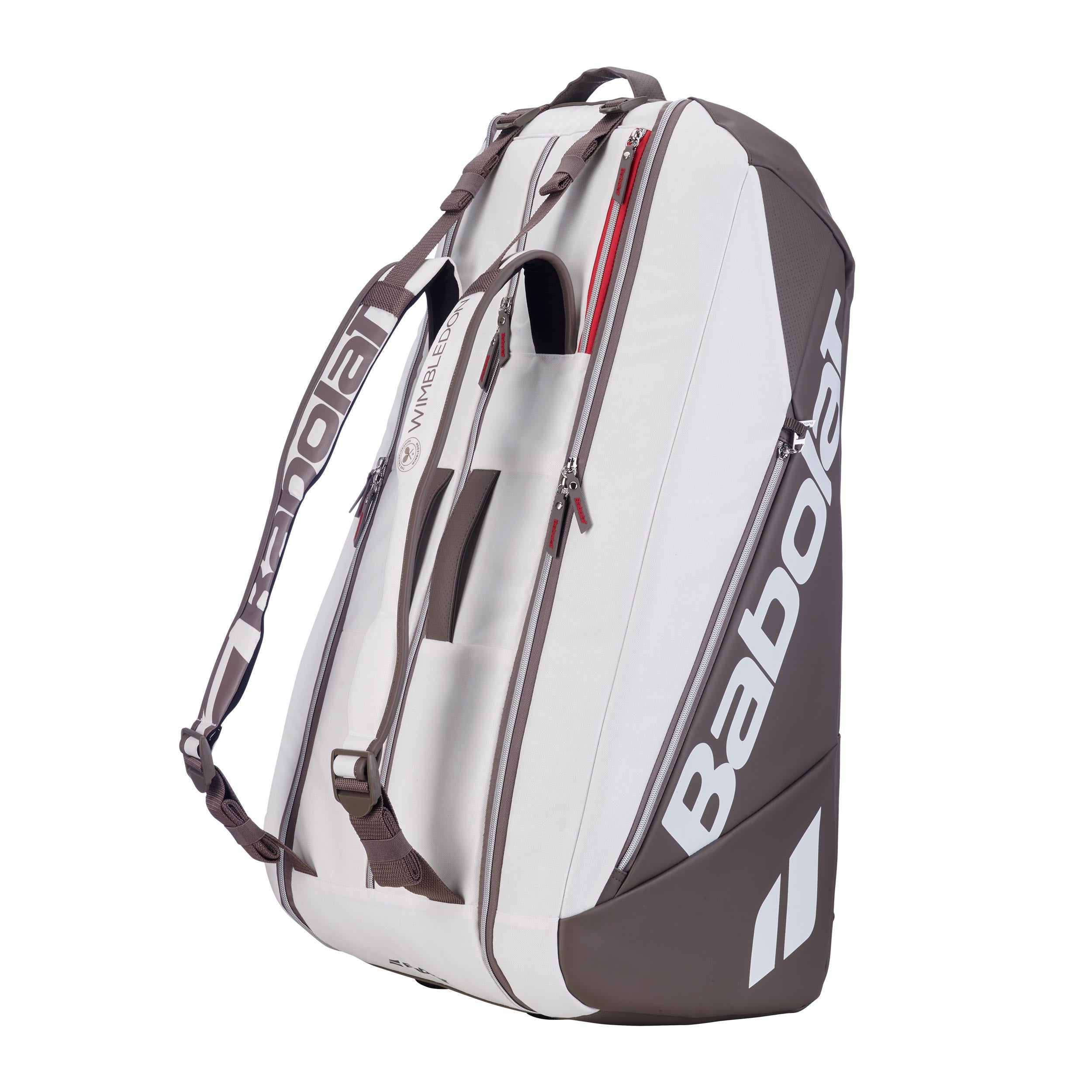 Babolat Pure Drive RH 9 Wimbledon Racket bag 9 Pack - white