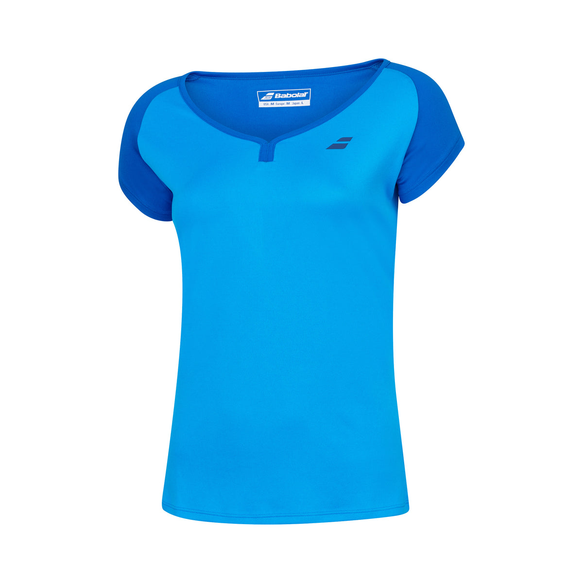 Babolat Play Capsleeve T-Shirt Girls - blue, dark blue
