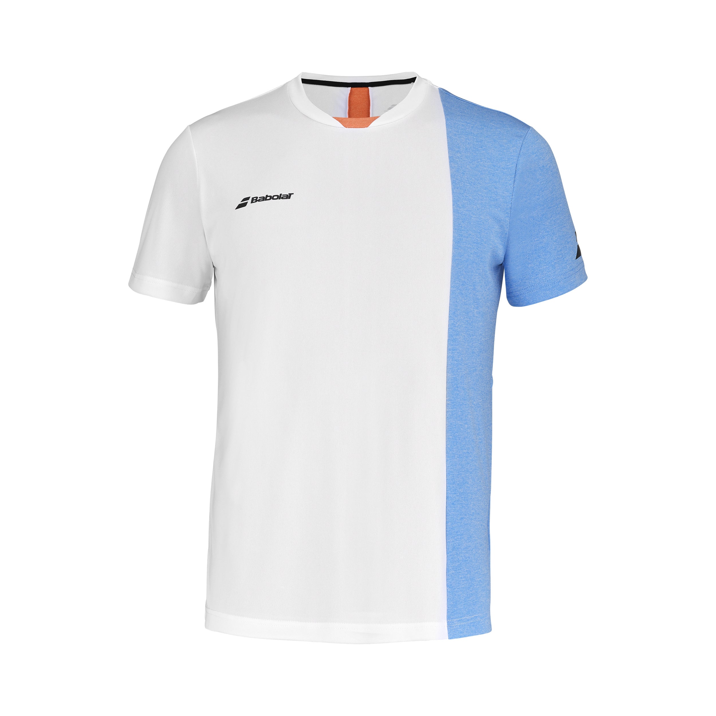 Babolat Play Crew Neck T-Shirt Boys - white, light blue