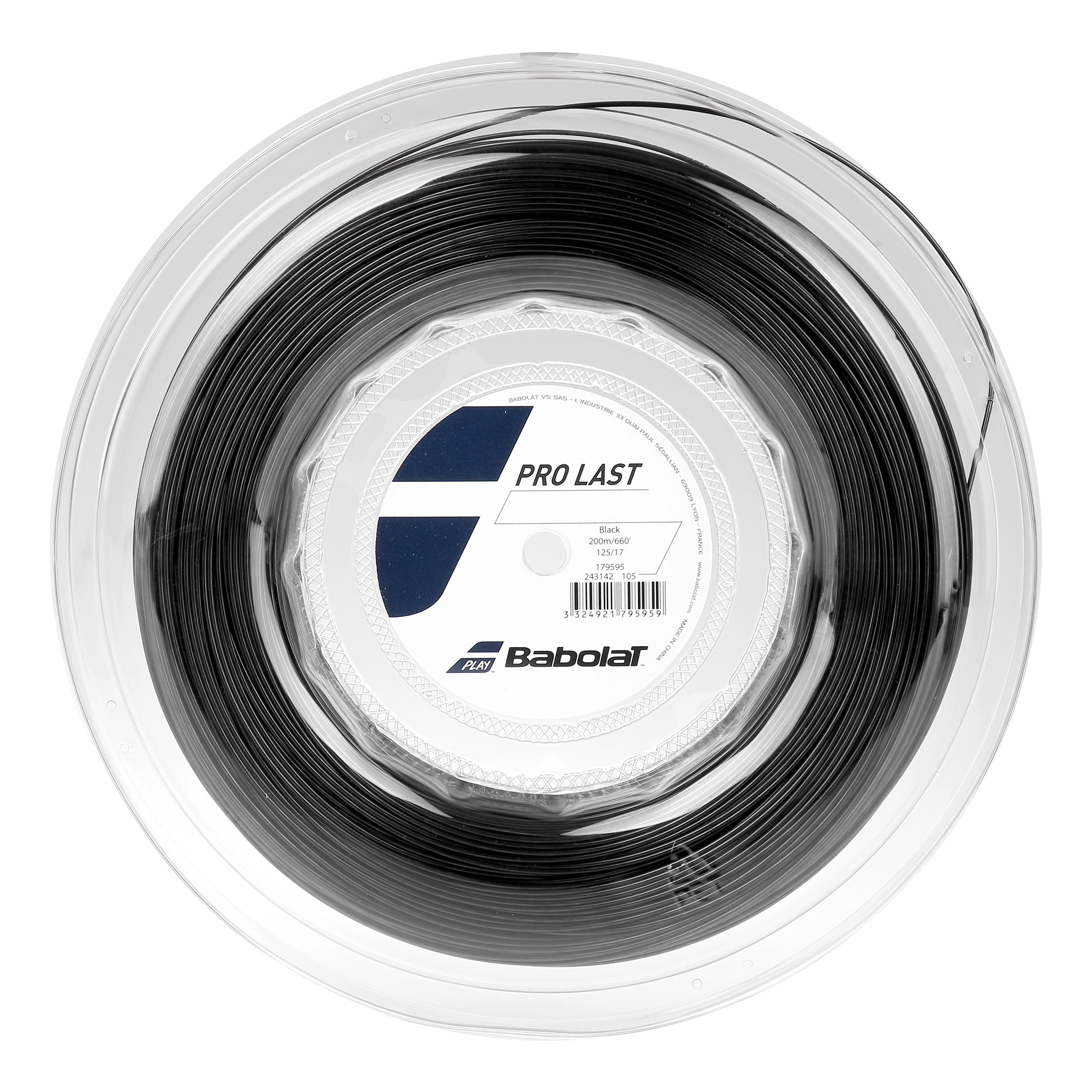 Babolat Pro Last String Reel 200m-Black