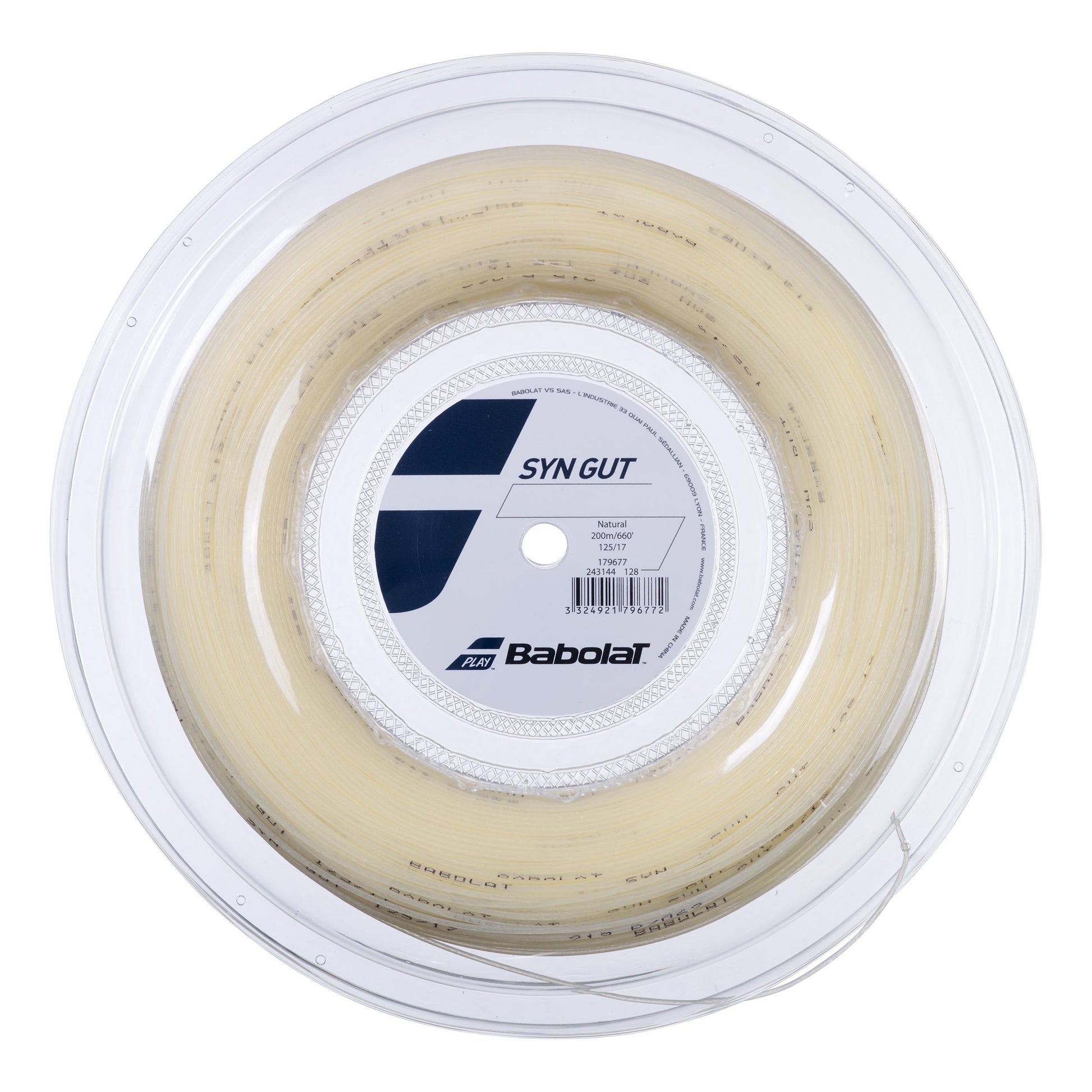 Babolat Syn Gut String Reel 200m-Ecru