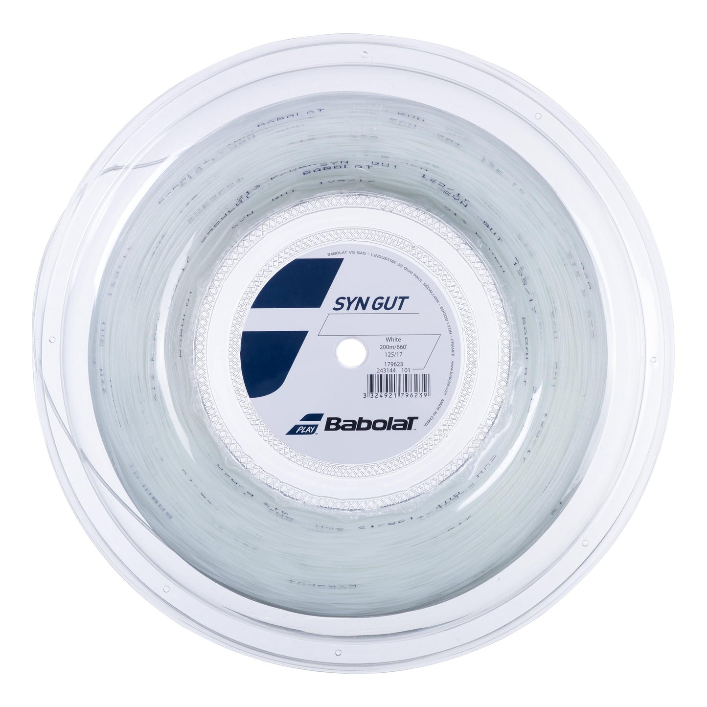 Babolat Synthetic Gut String Reel 200m-White