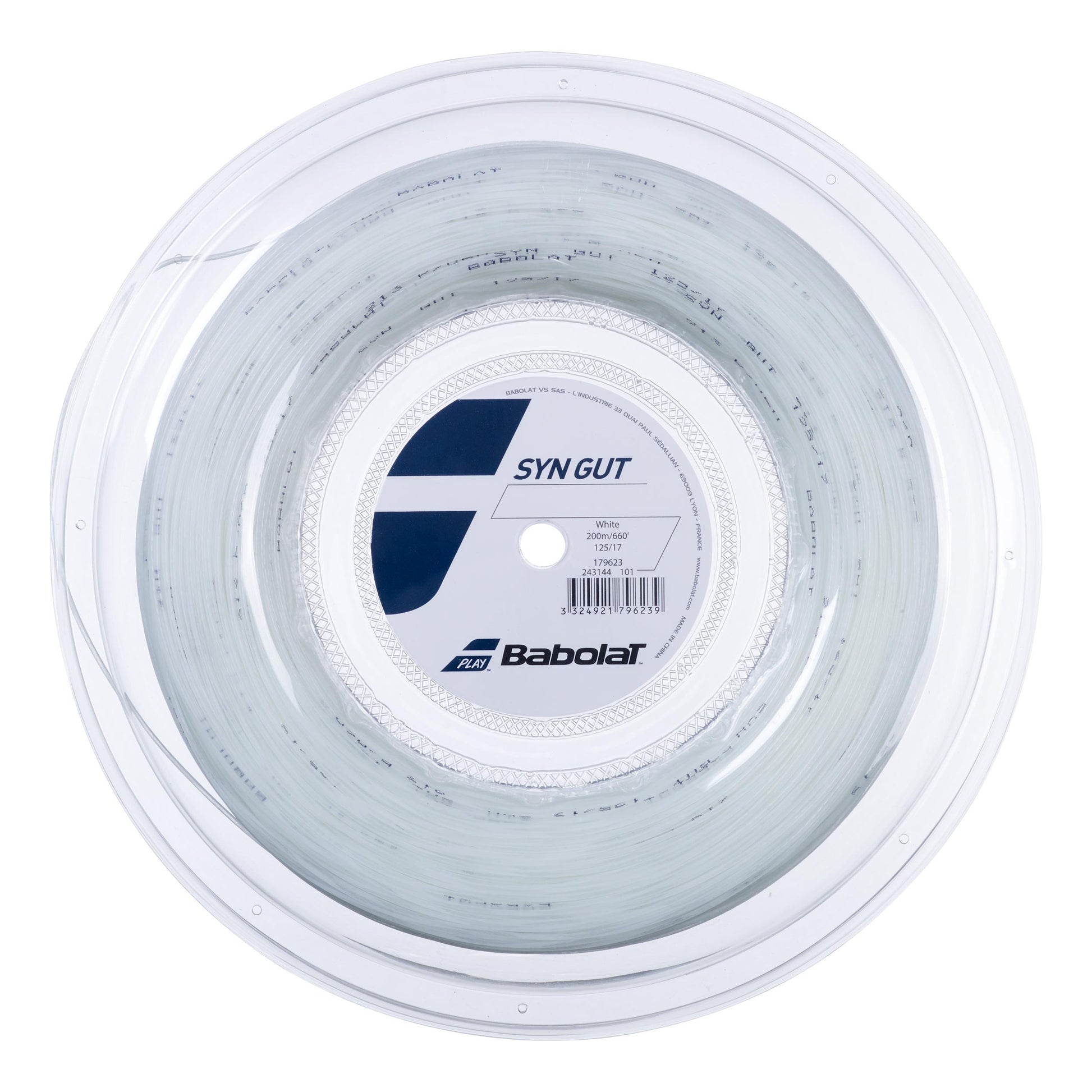 Babolat Synthetic Gut String Reel 200m-White